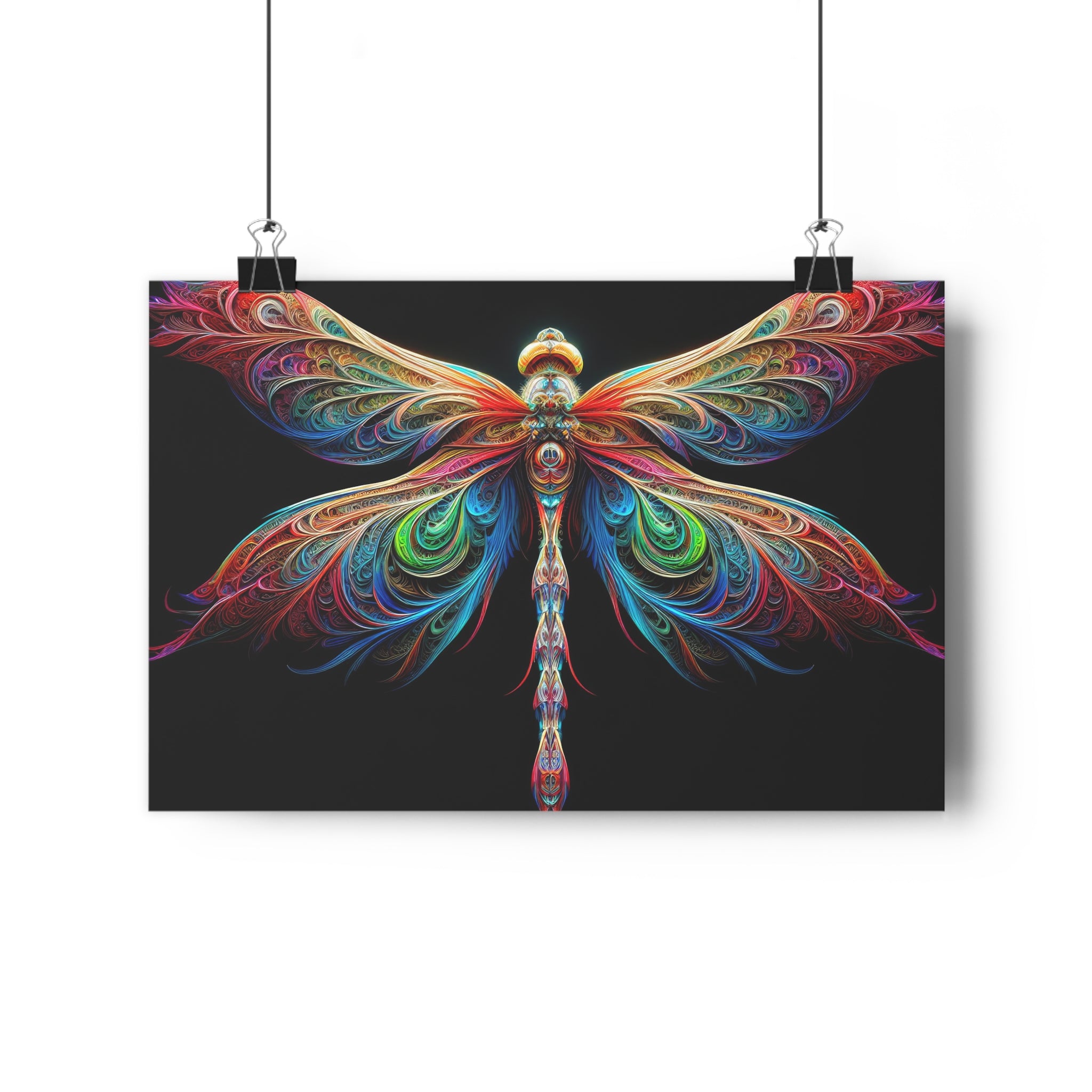 Deslumbrantes alas de libélula Lámina artística