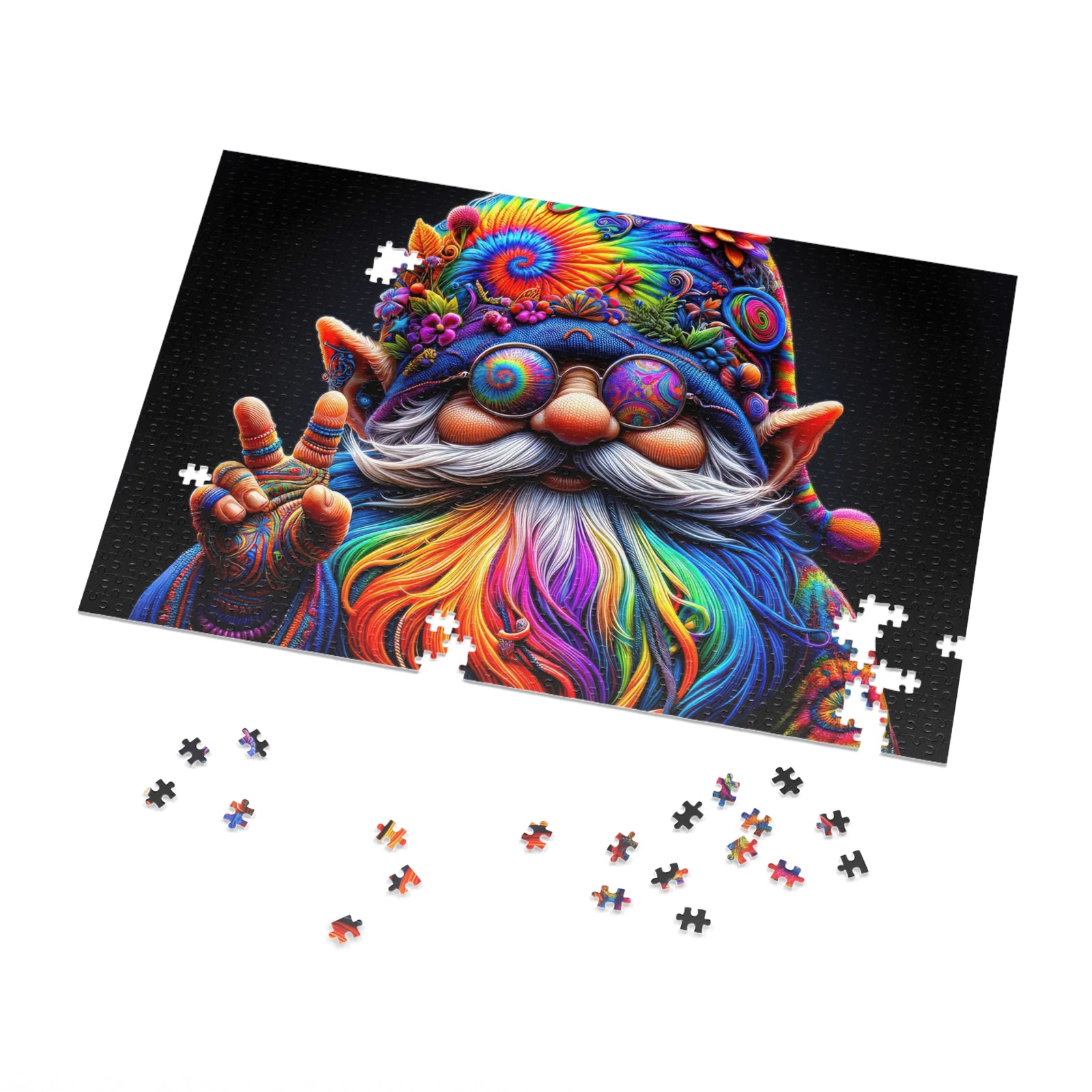 The Groovy Guardian of the Enchanted Garden Jigsaw Puzzle