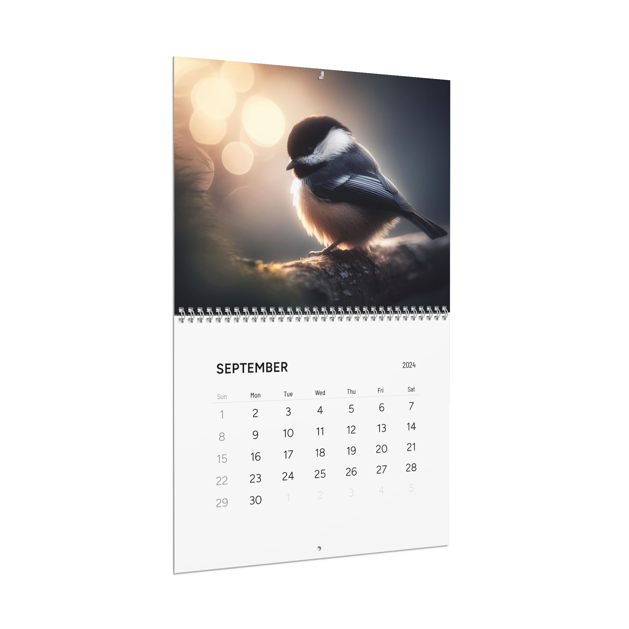 Calendario de pájaros cantores de Missouri (2024)