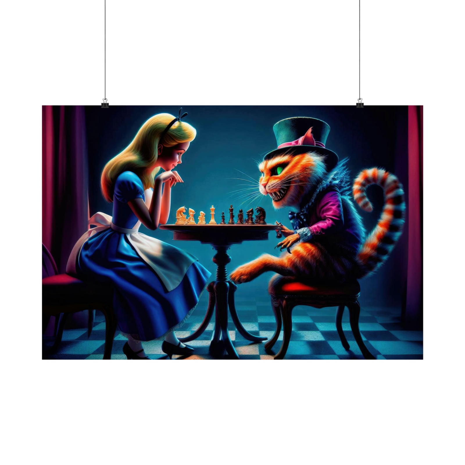 Checkmate in Wonderland Poster