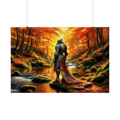 Autumnal Knight Poster