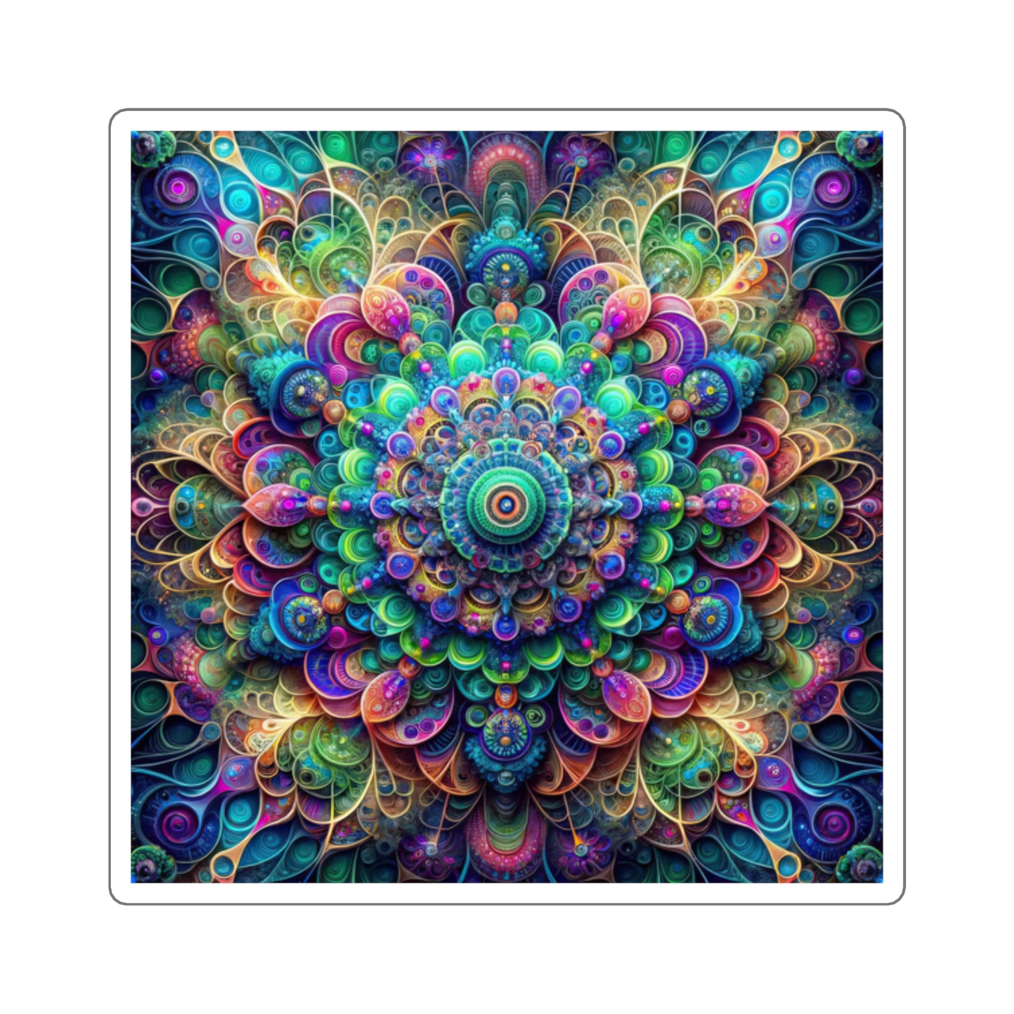 Spirals of Serendipity Stickers