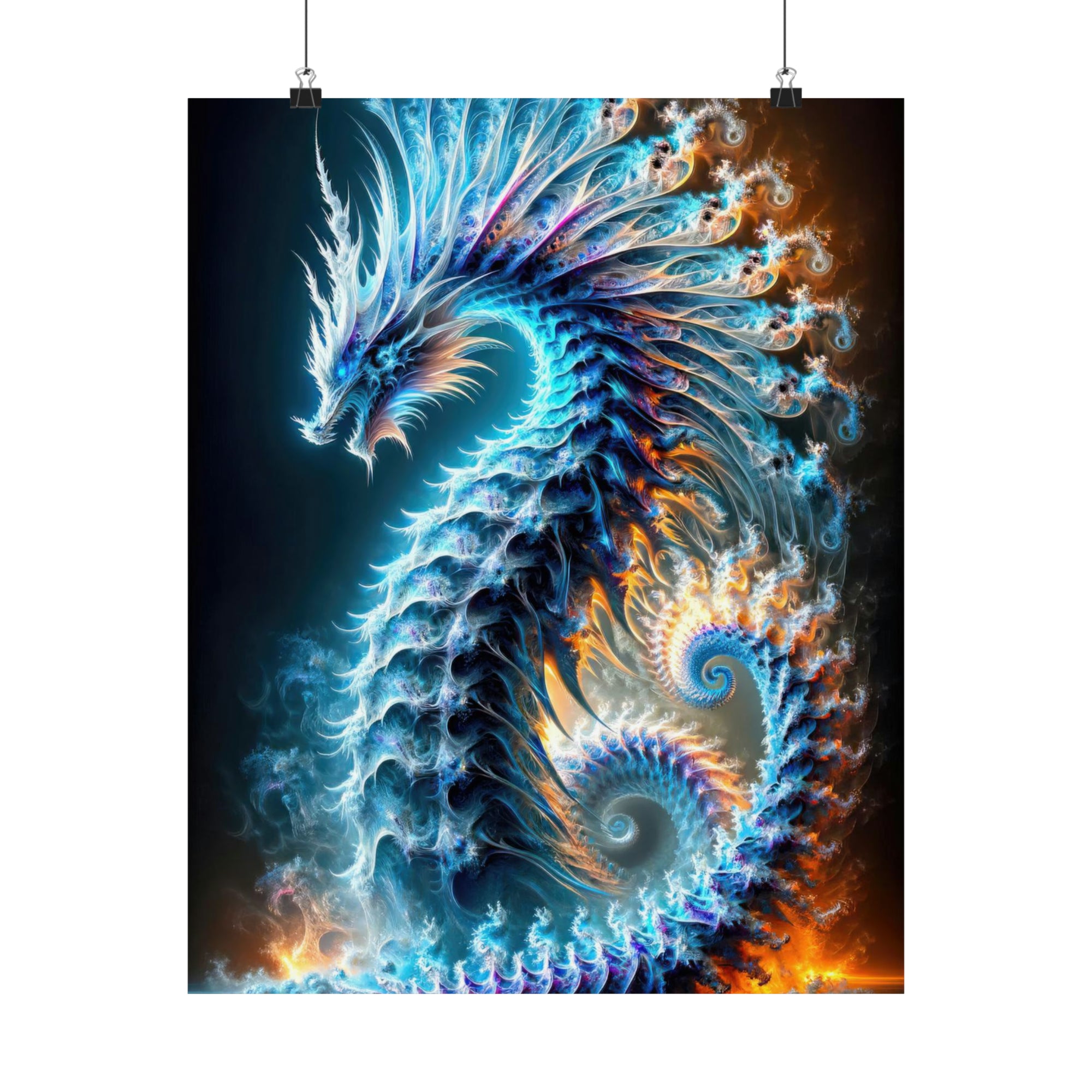 The Quantum Seraph of Fractal Fjords Poster