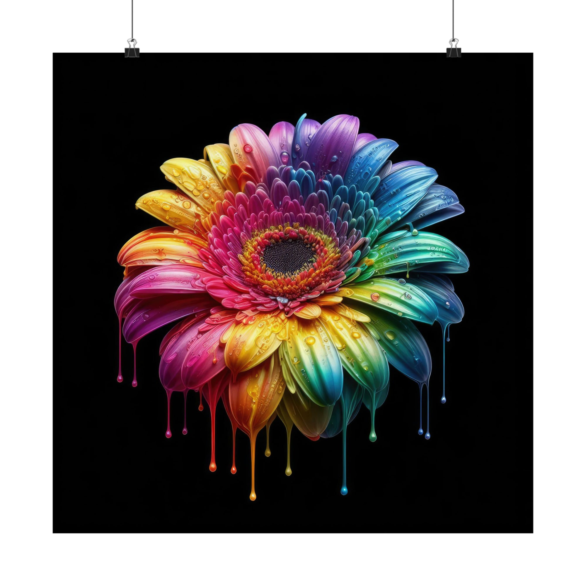 Gerber Daisy Dripz - O Poster