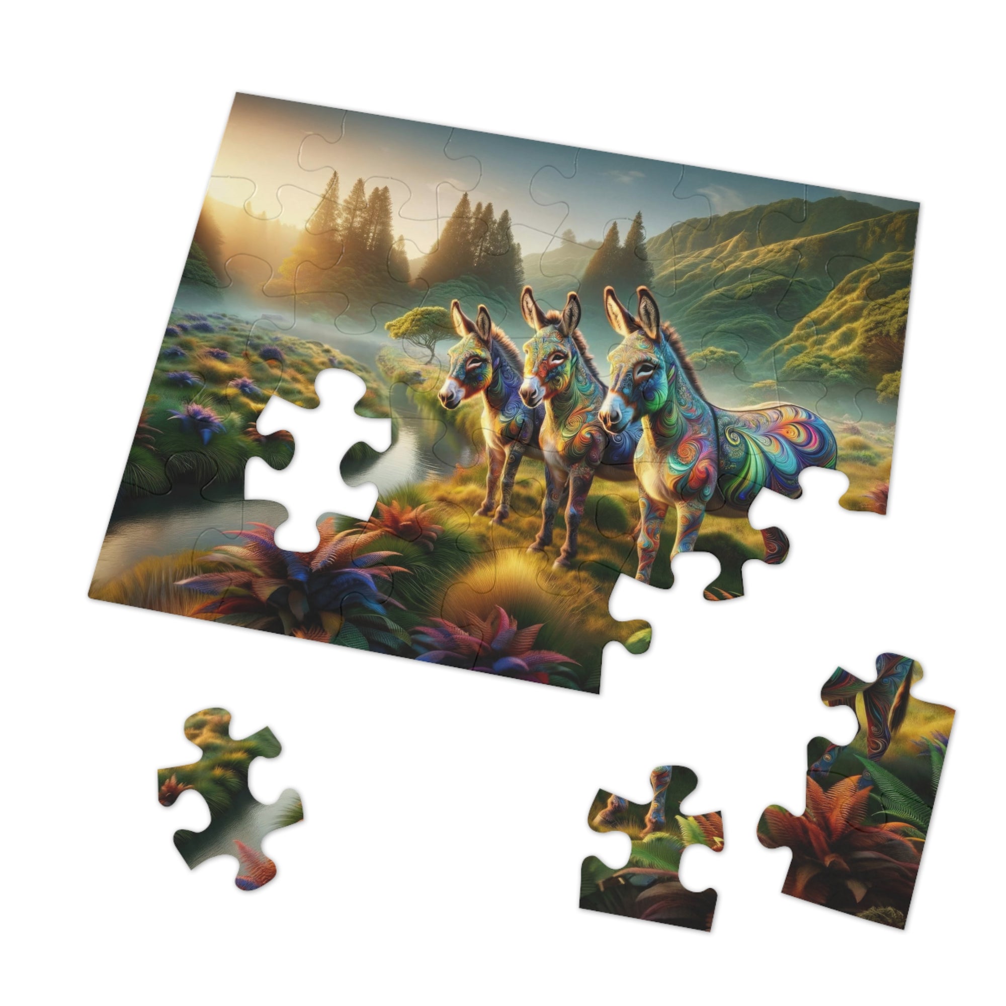 The Enchanted Donkeys Jigsaw Puzzle