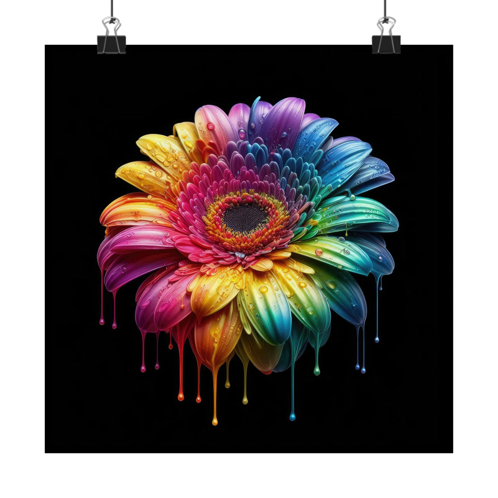 Gerber Daisy Dripz - O Poster