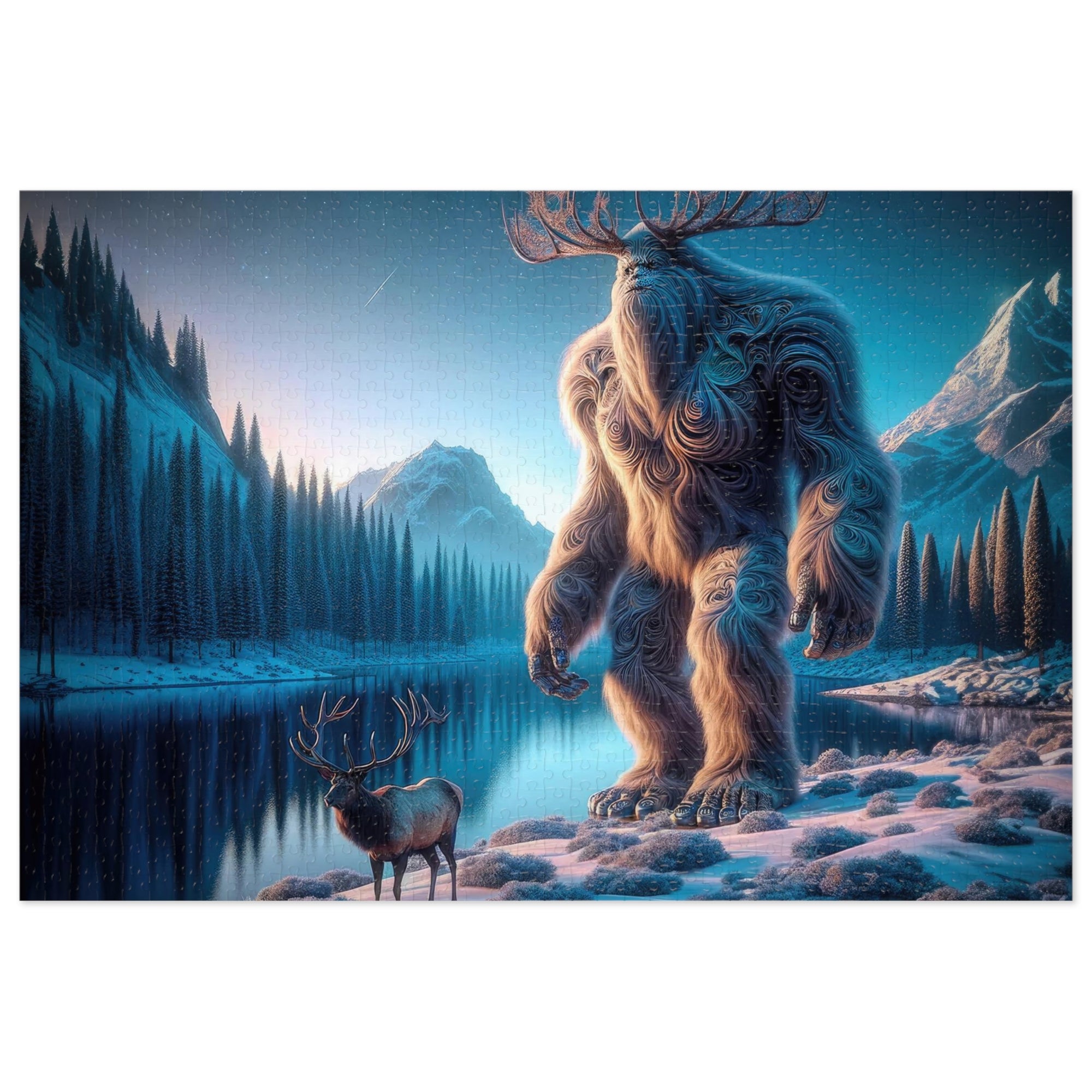 Guardian of the Glacial Groves Jigsaw Puzzle