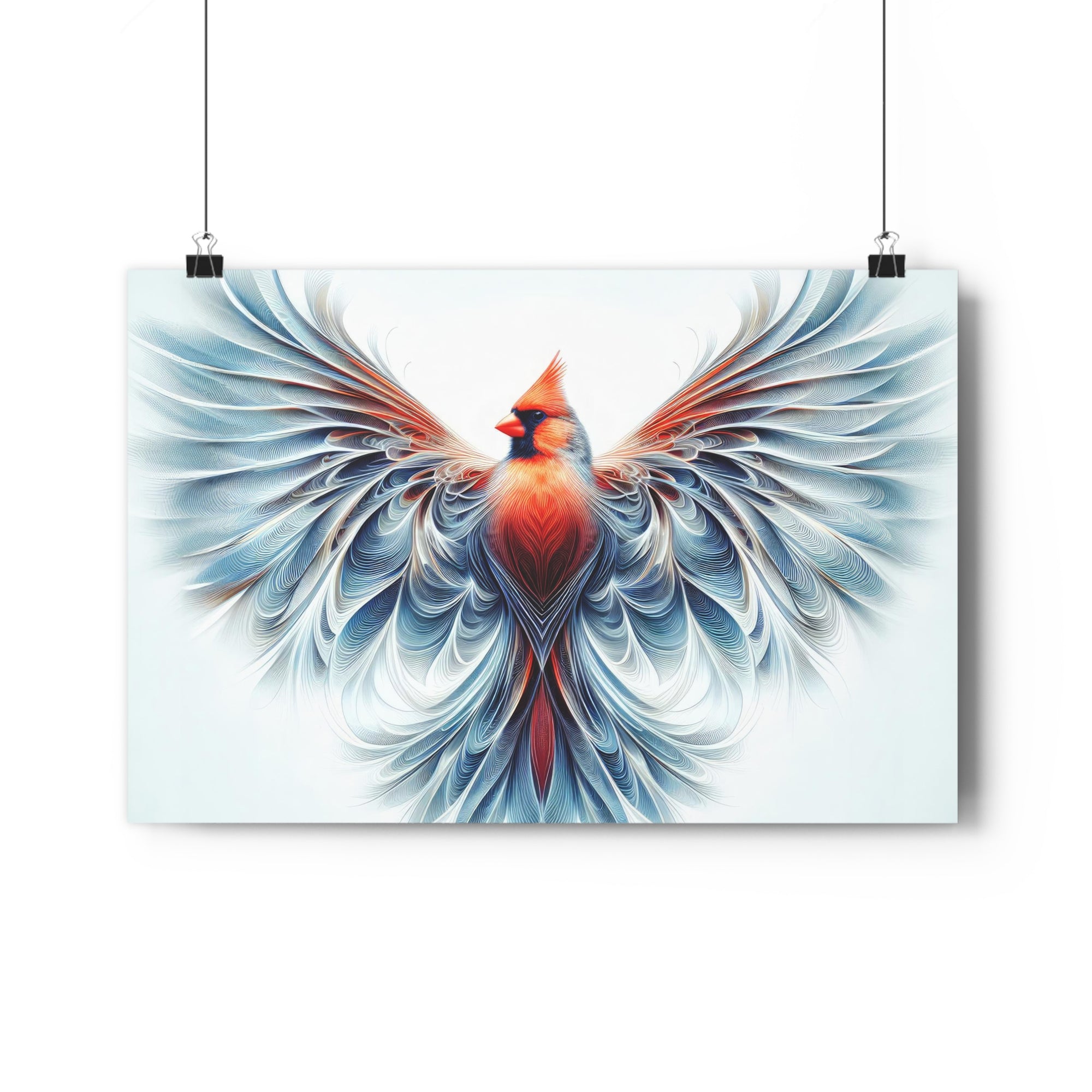 Cardinal séraphique Impression artistique