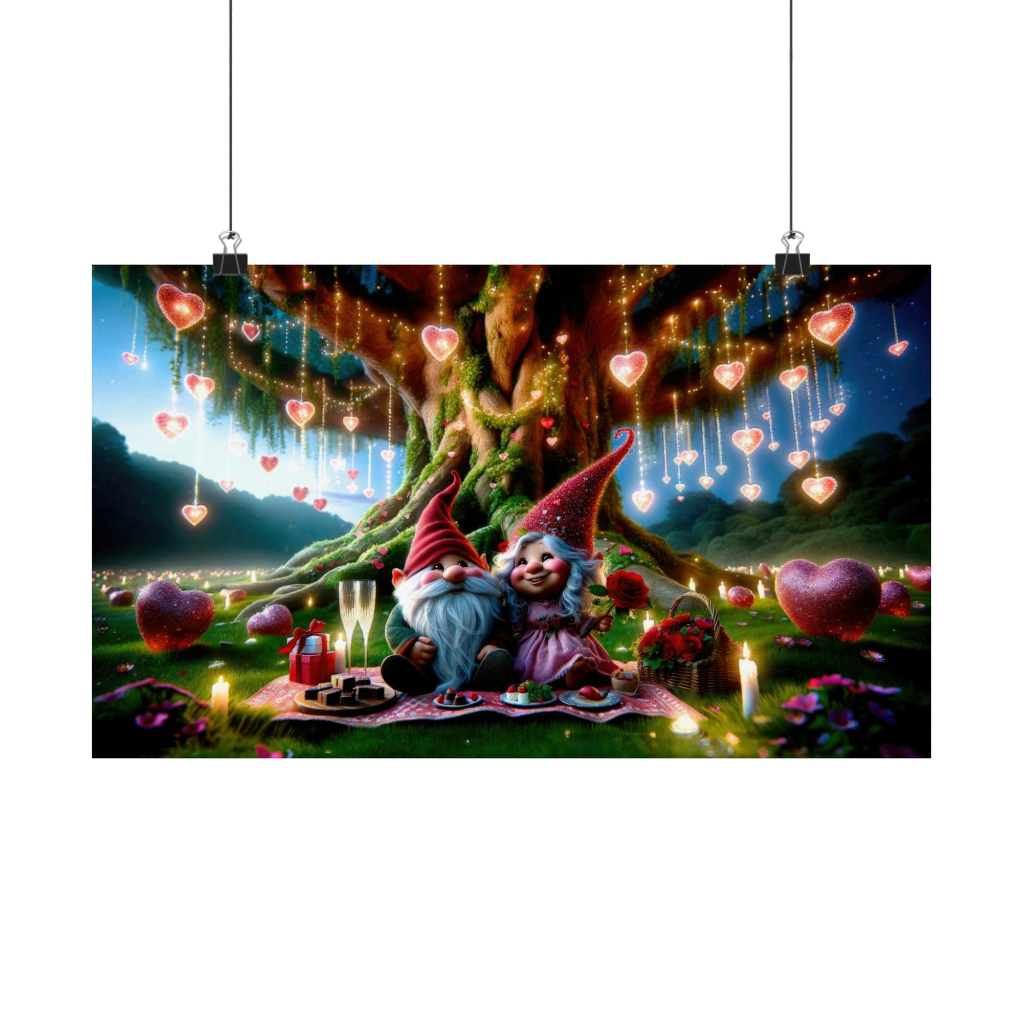 Enchanted Valentine's Eve with the Gnomes Poster