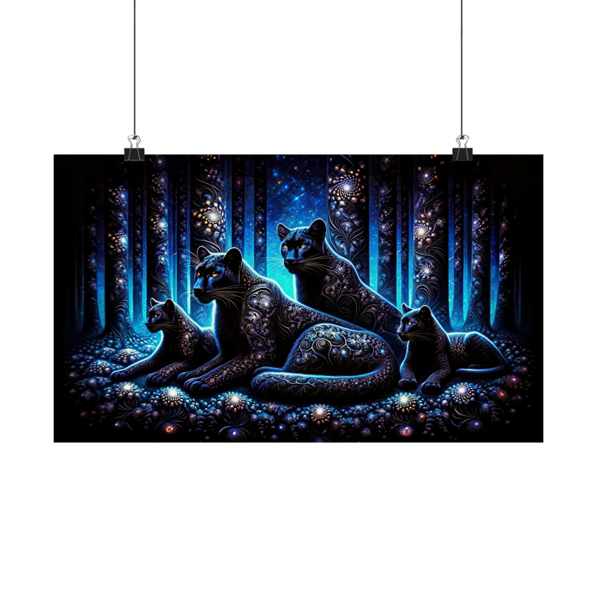 Crónicas del bosque de zafiros Póster