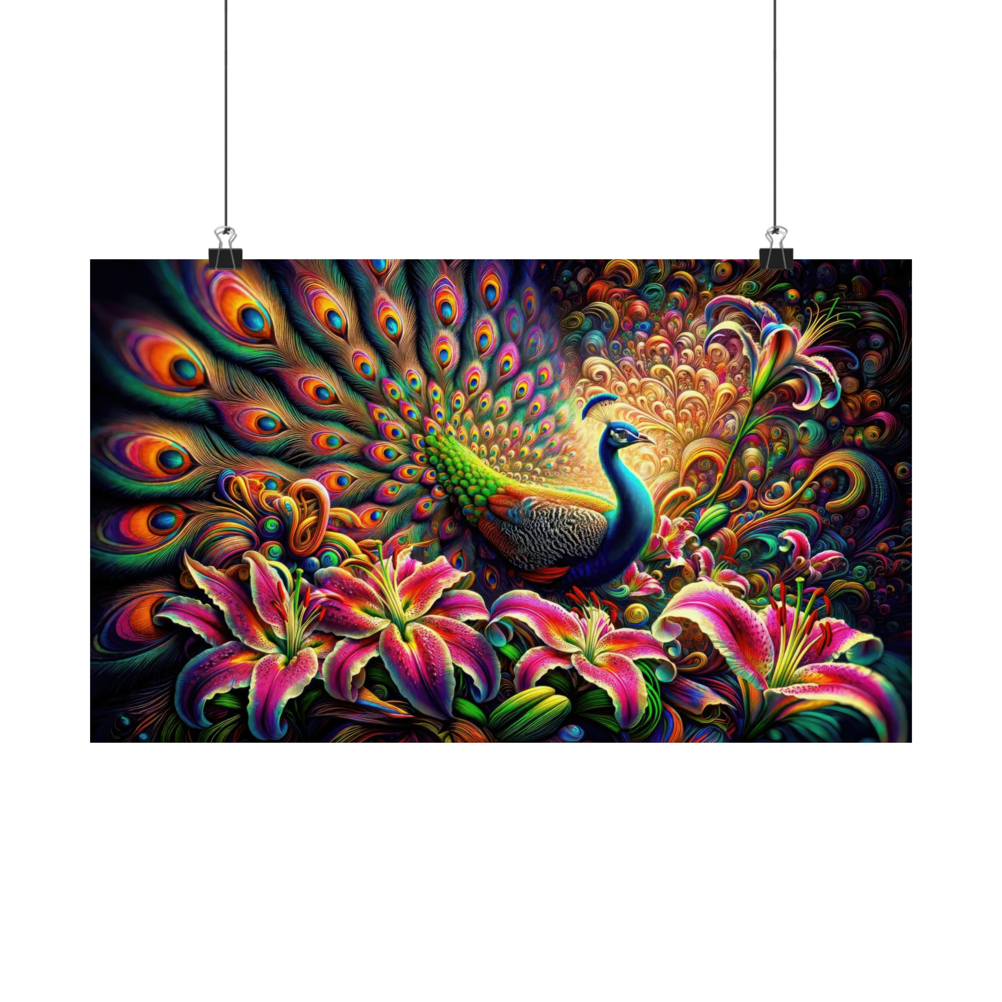 Supernova Feather Fantasy Poster