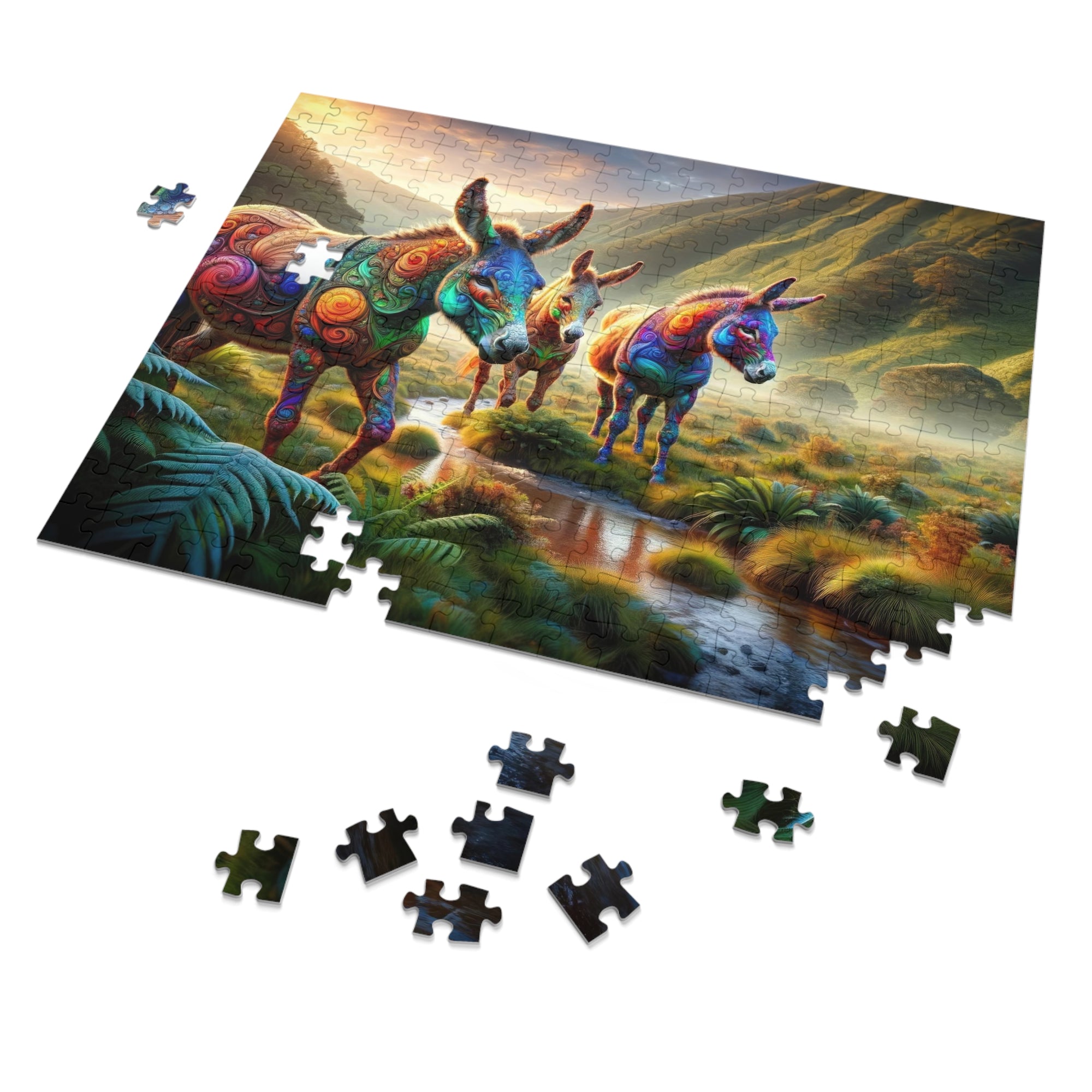 Kaleidoscope Herd Jigsaw Puzzle