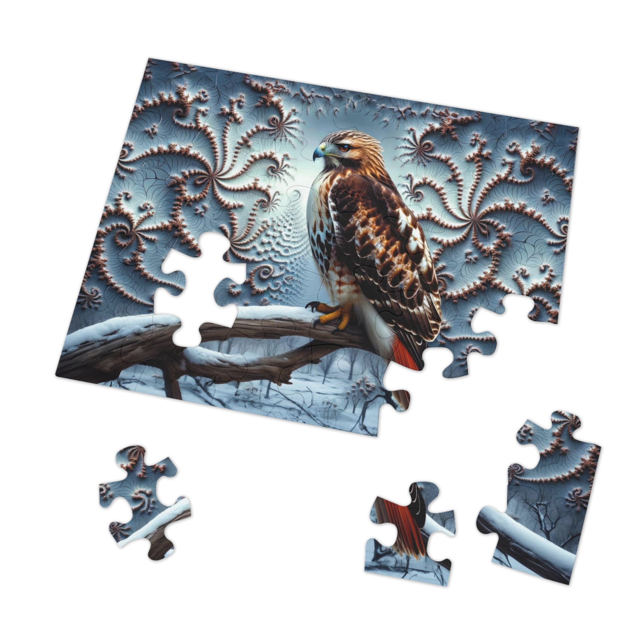 Red-Tailed Fractal Sovereign Jigsaw Puzzle