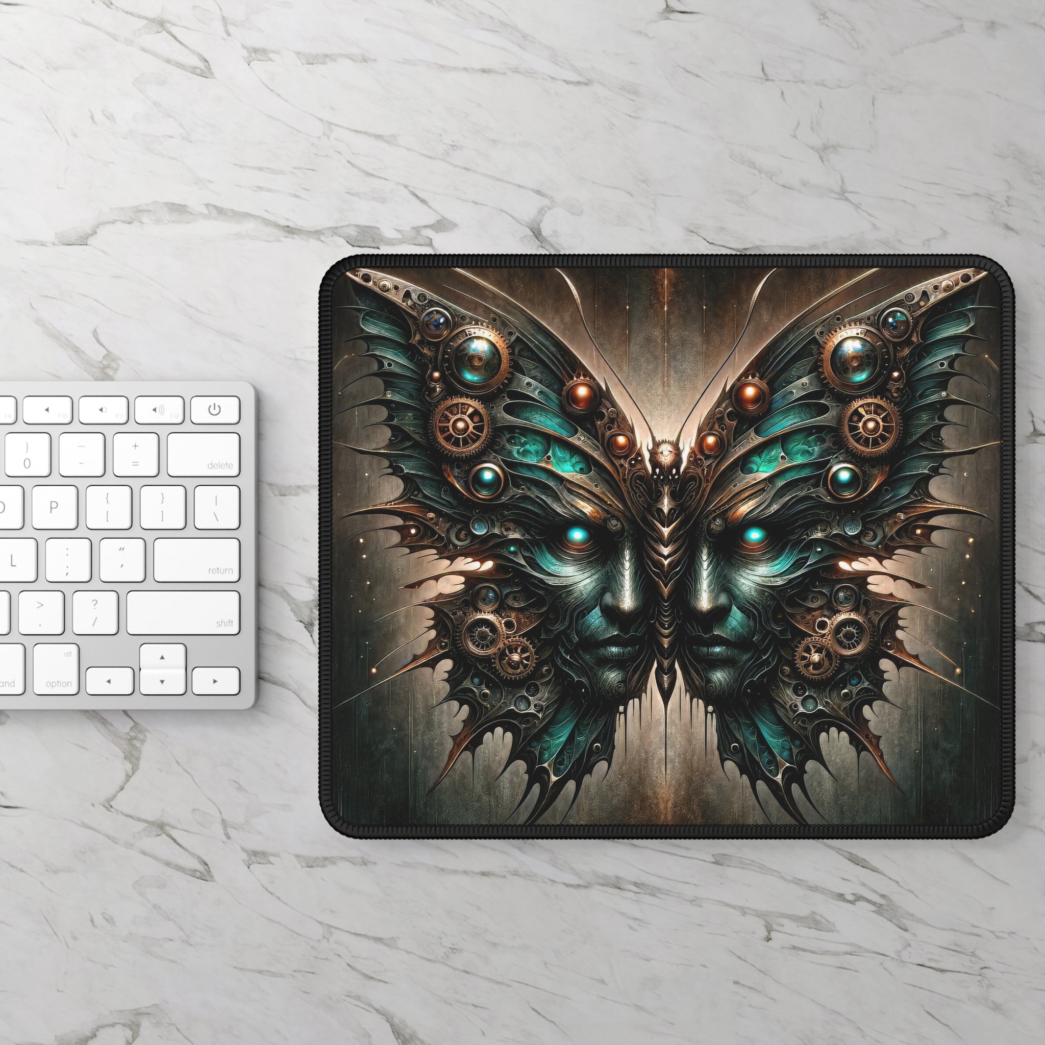 The Metallic Masquerade Mouse Pad