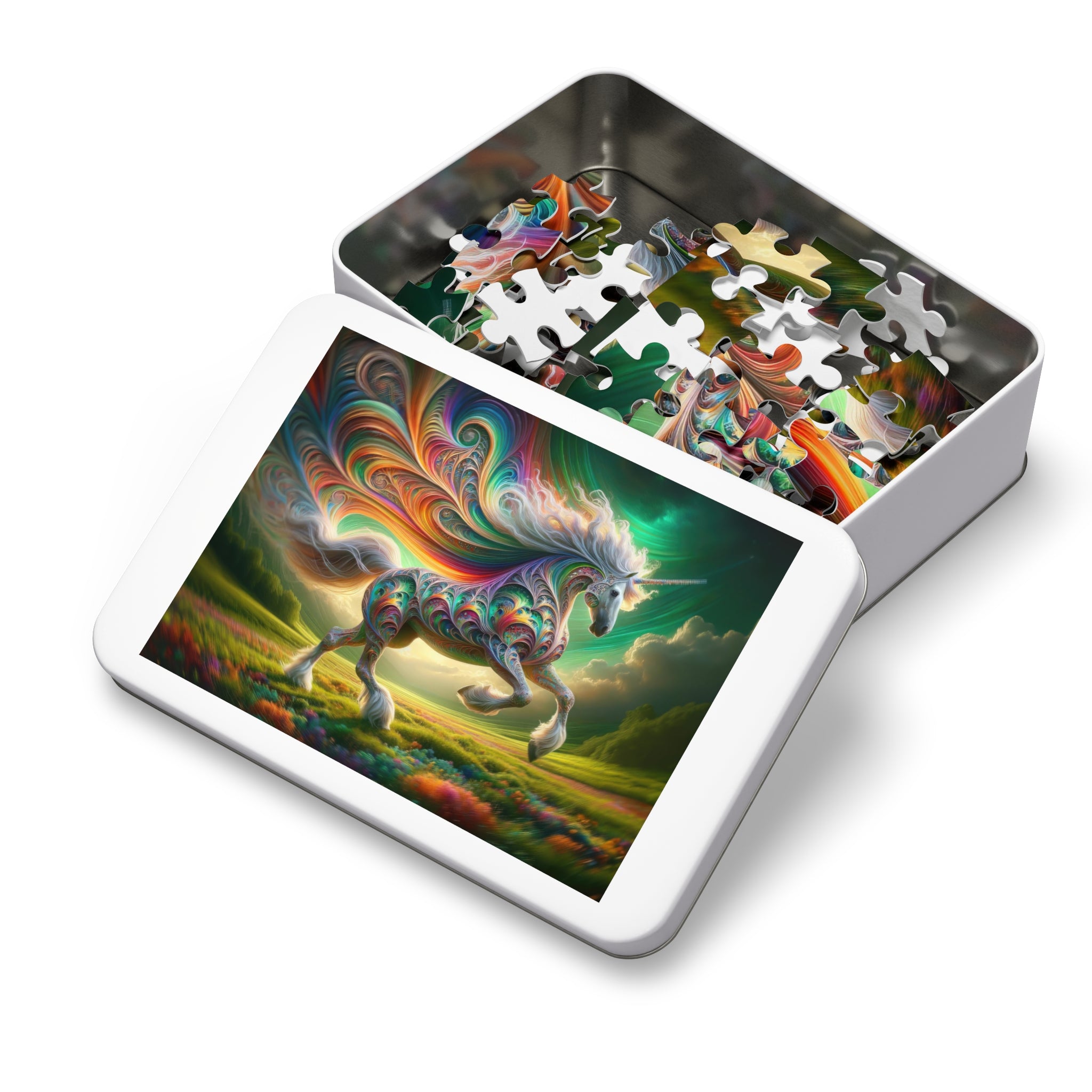 Spectral Spirals Jigsaw Puzzle