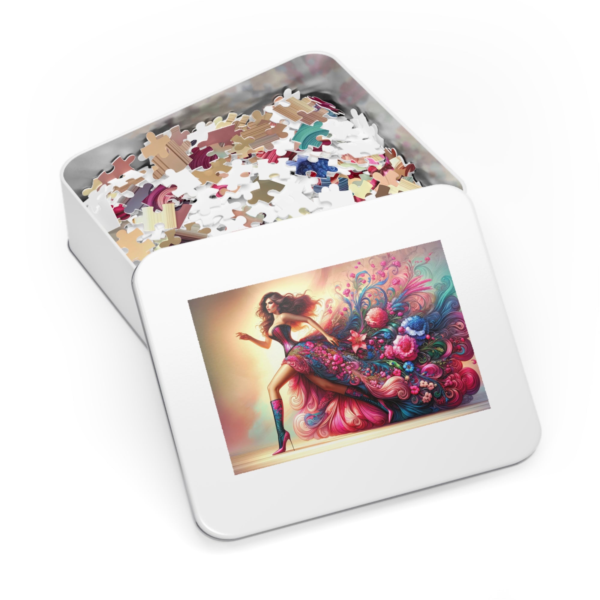 Floral Elegance in Motion Jigsaw Puzzle