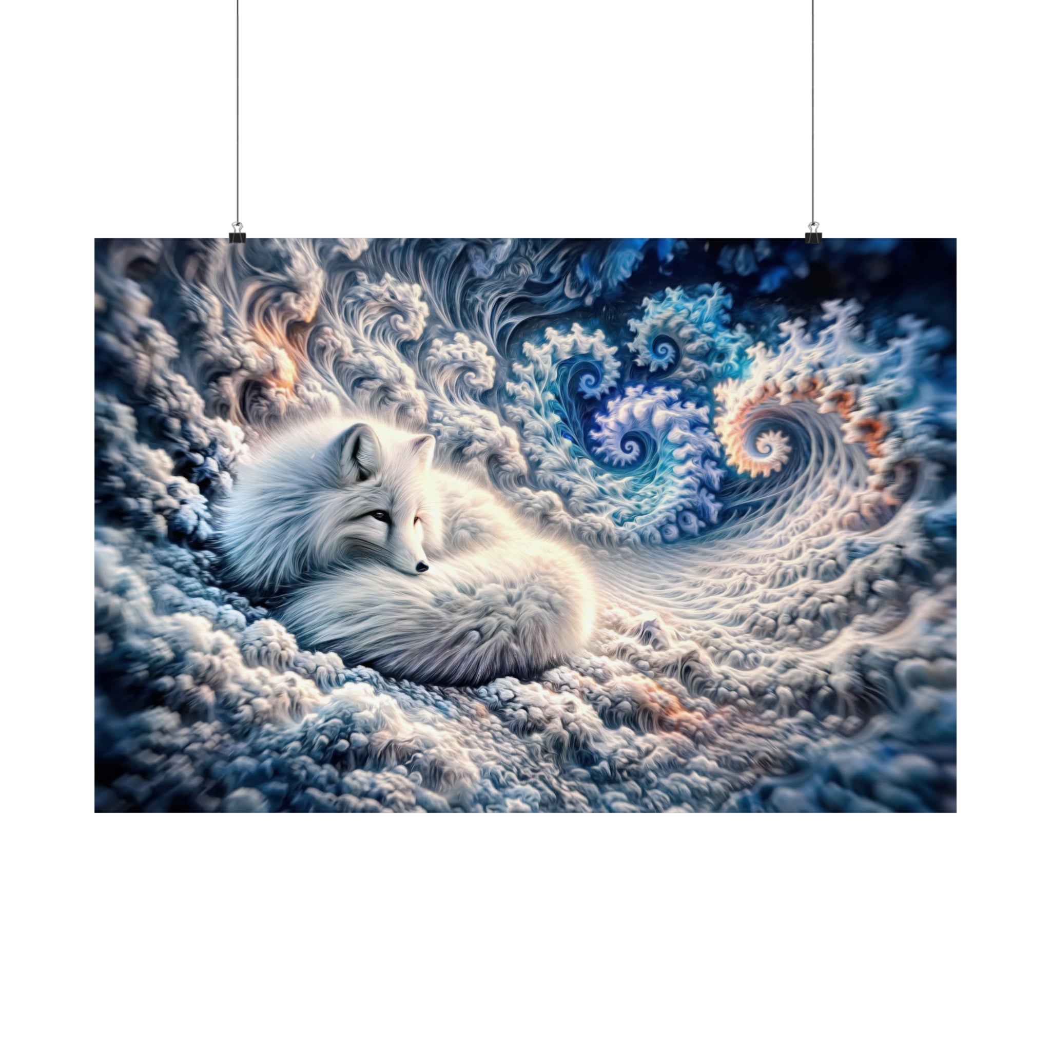 Le renard fractal Poster