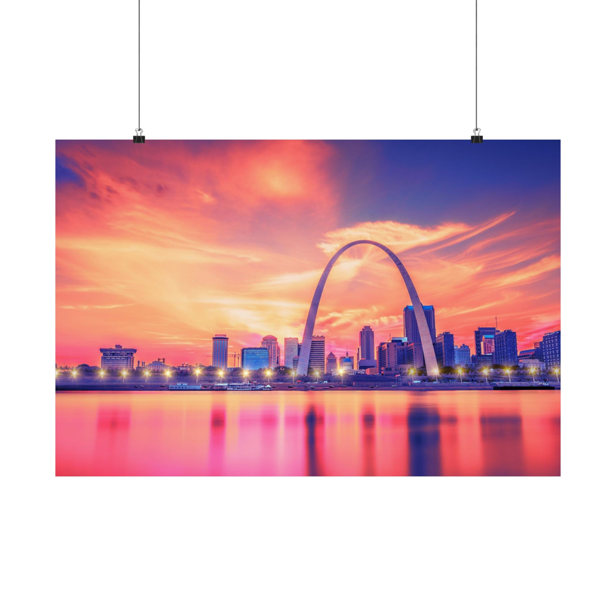 Saint Louis In Pinks Poster