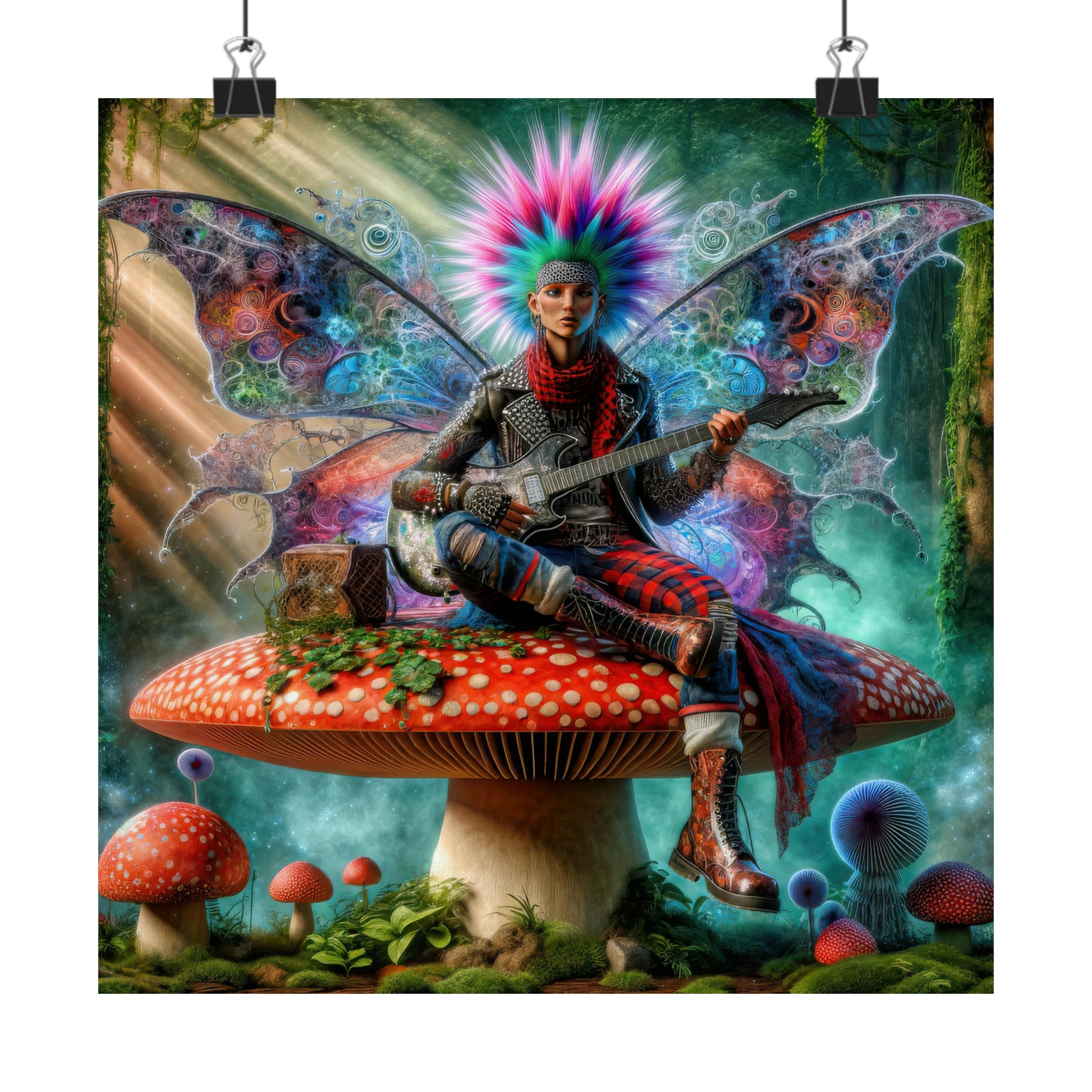Rasgueando las cuerdas de la fantasía Póster
