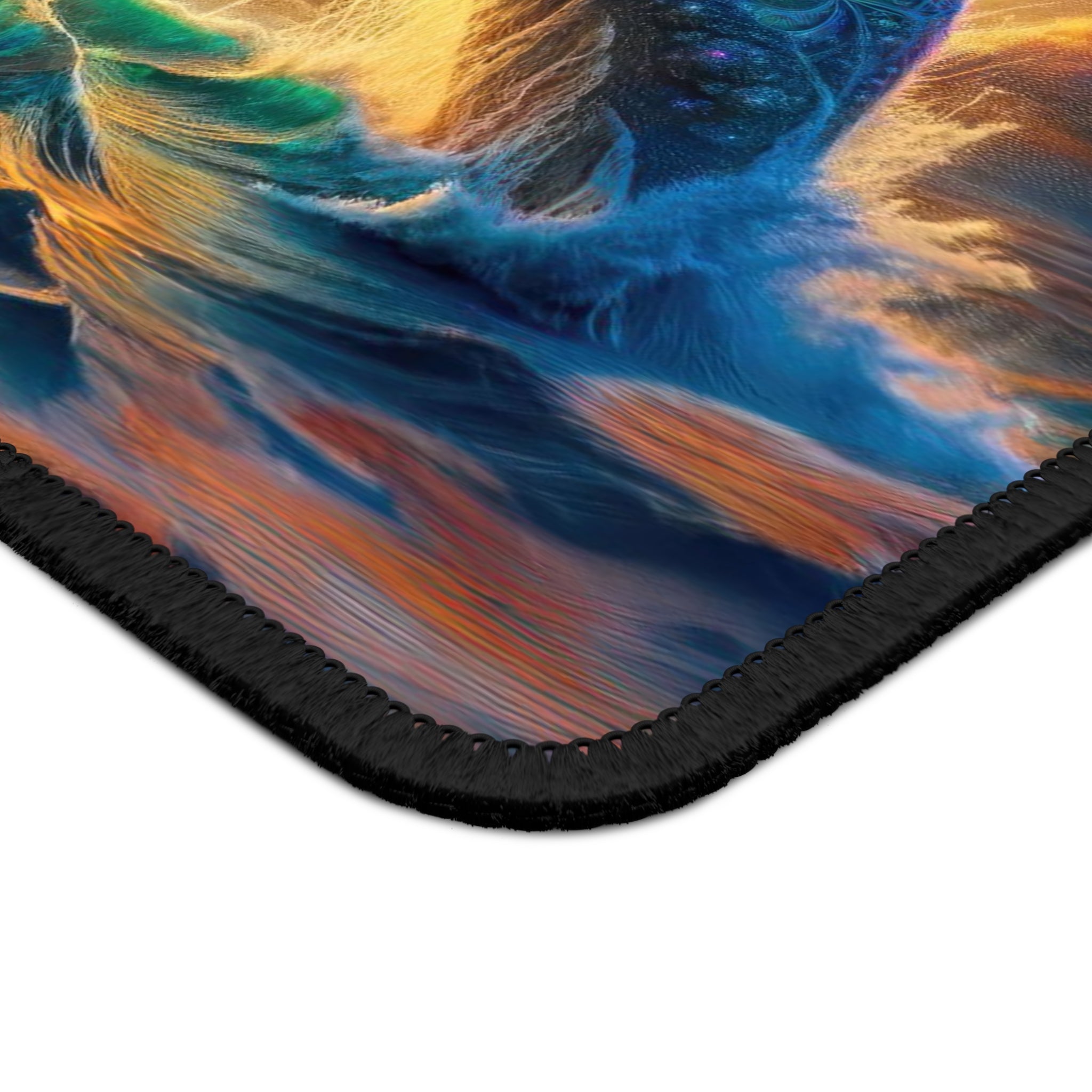 Quantum Leap of the Cosmic Dolphin Gaming Mouse Pad