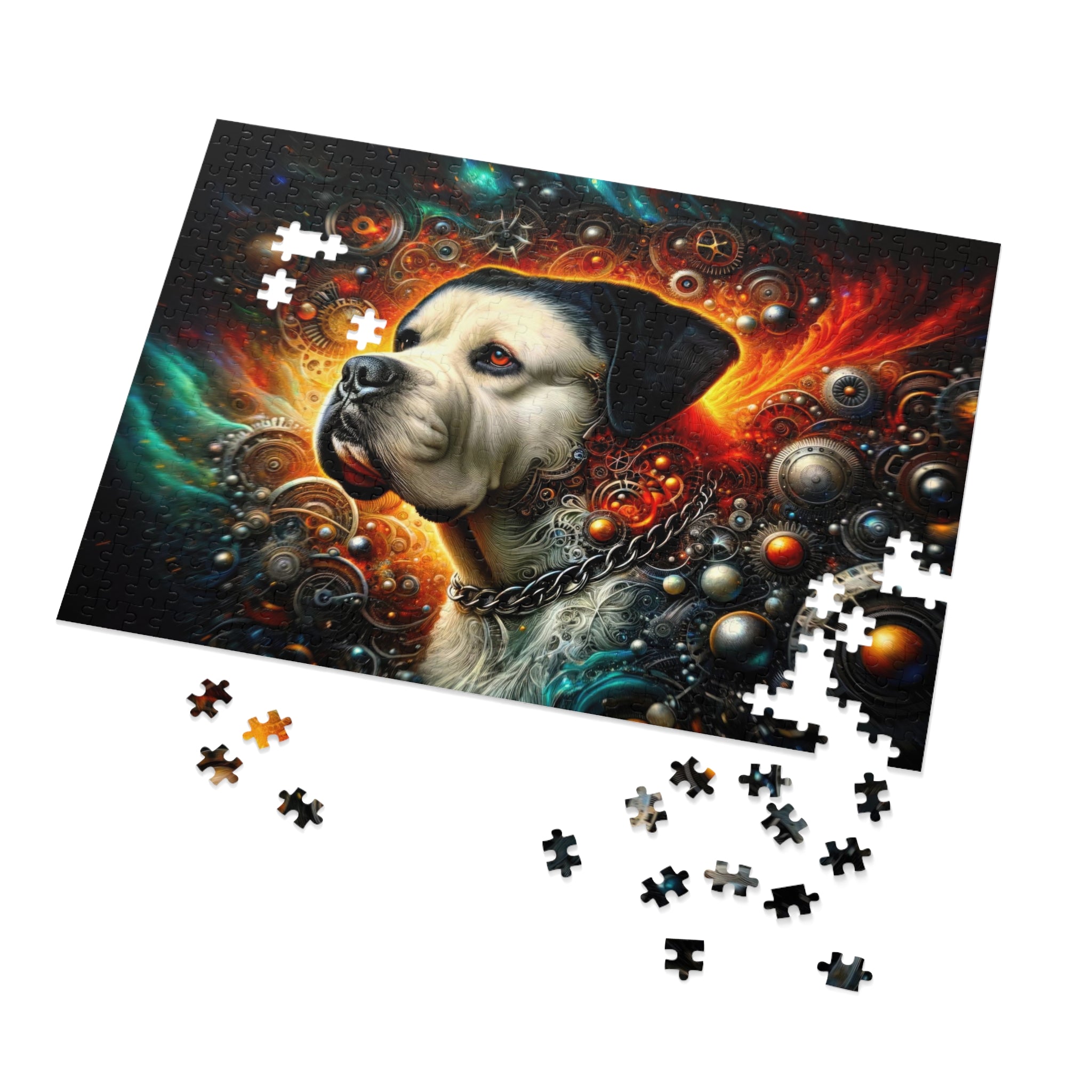 Un puzzle de constellation canine