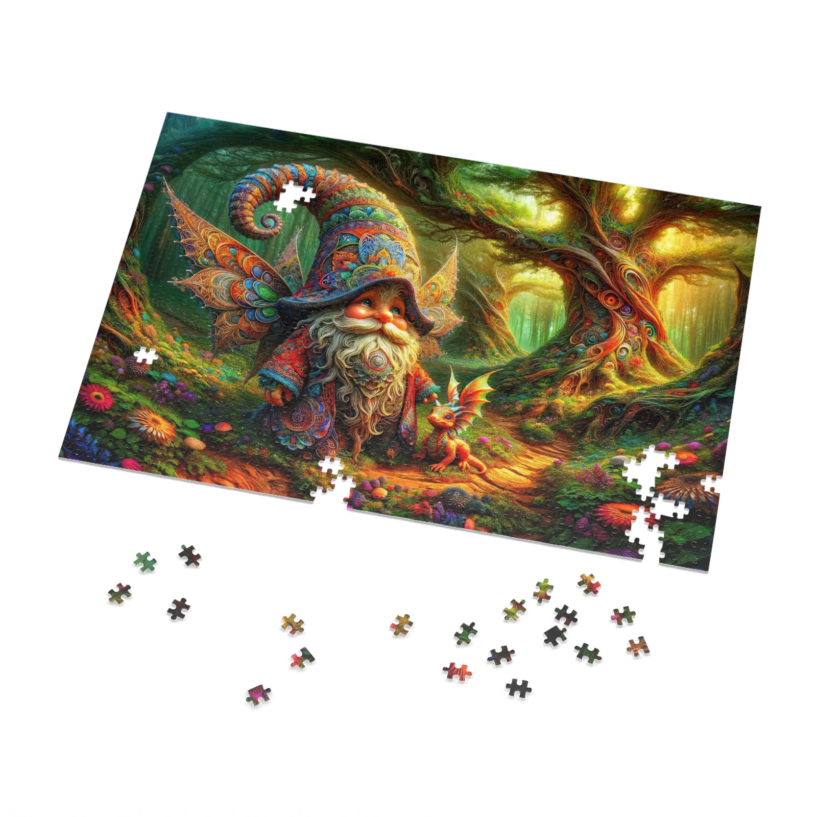 The Gnome's Enchanted Rendezvous Jigsaw Puzzle