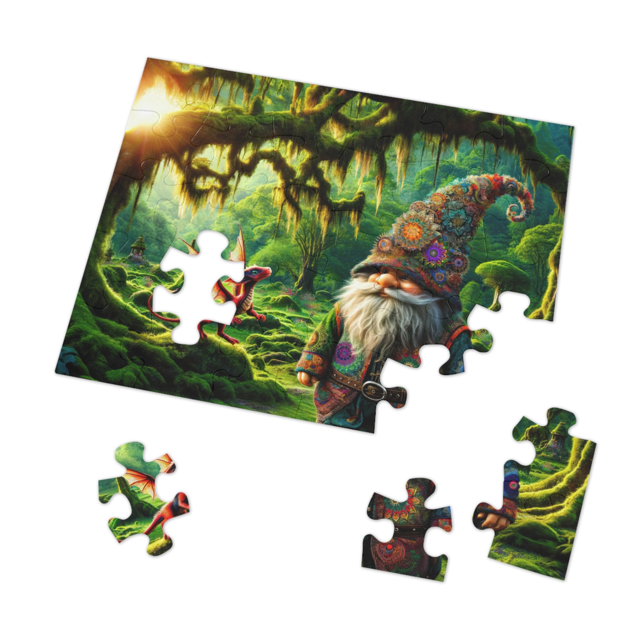 Whispers of the Enchanted Grove Jigsaw Puzzle