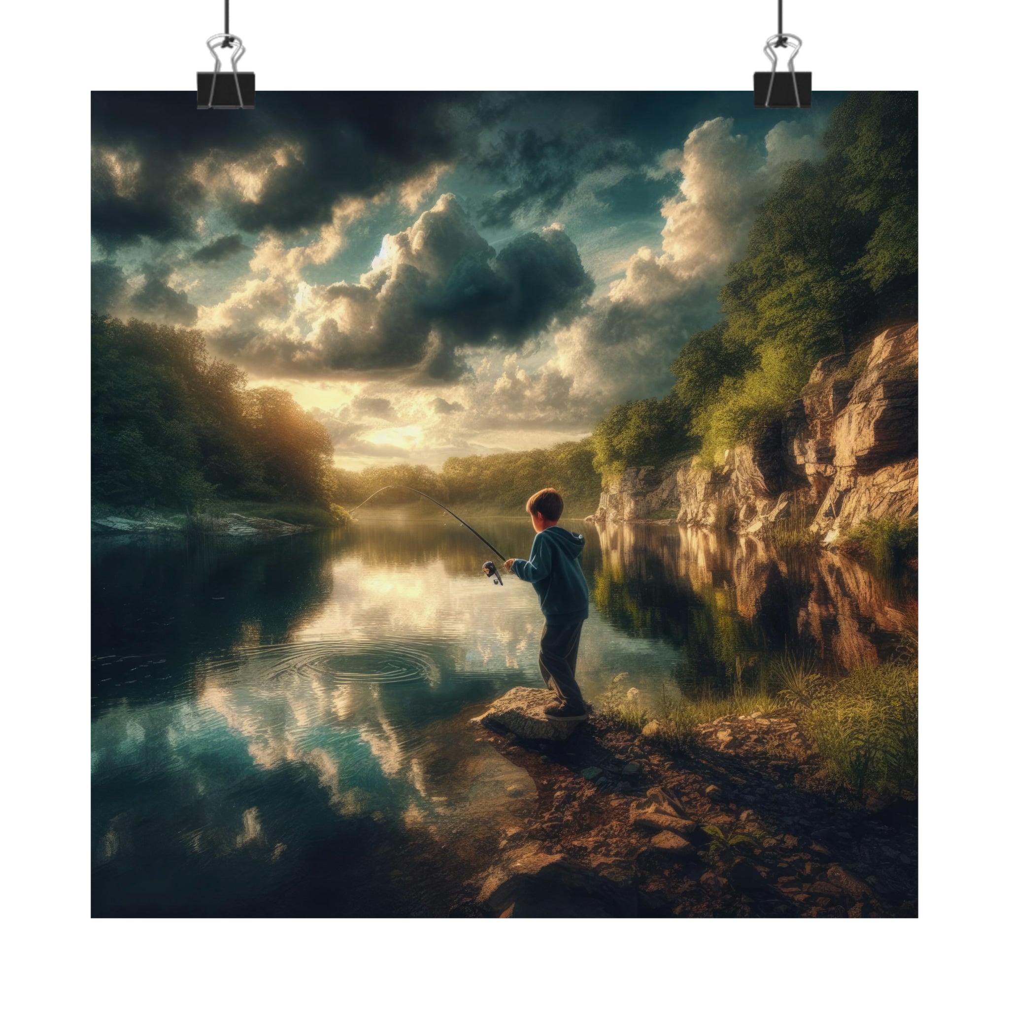 The Essence of Fishing Poster
