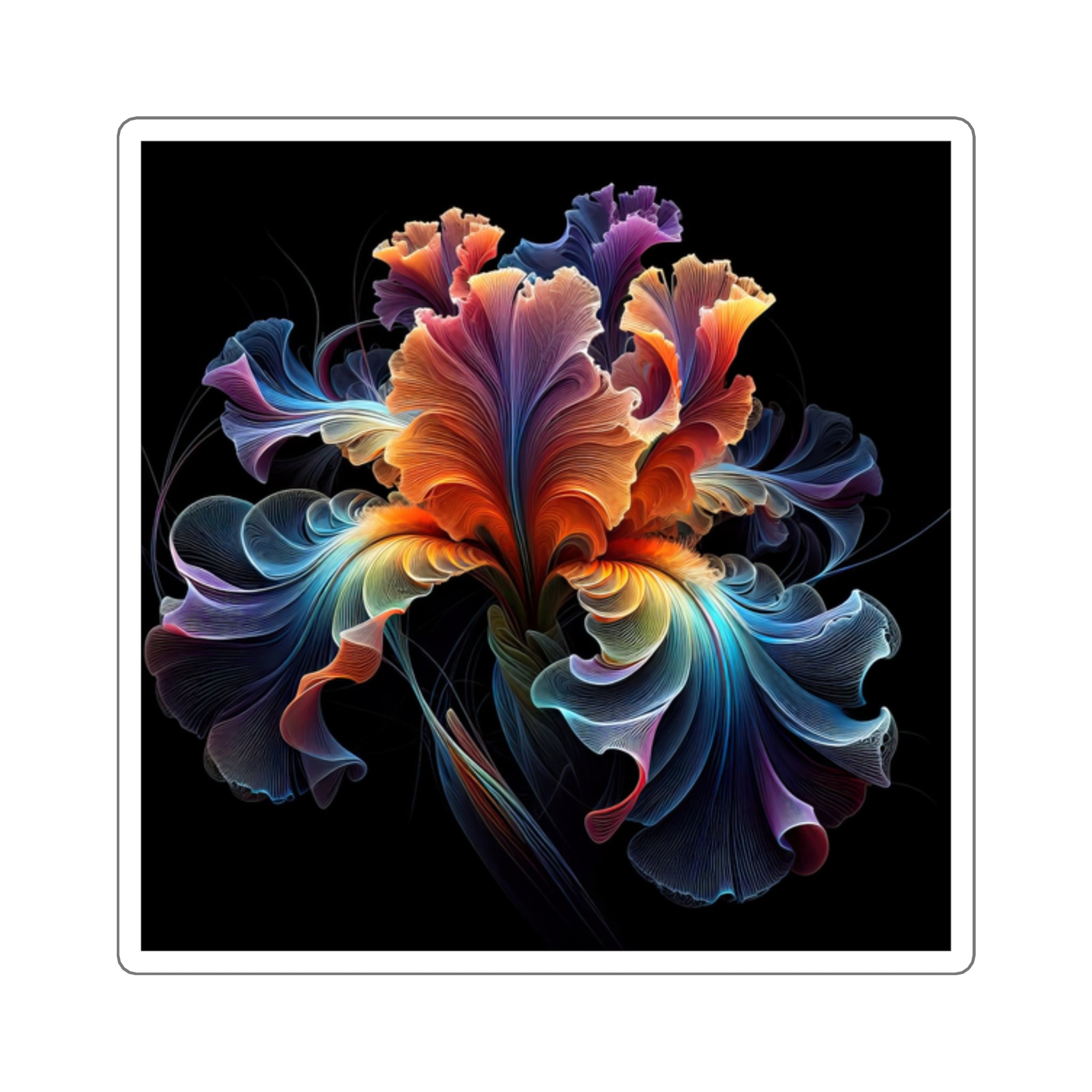 Autocollants de danse des pétales électriques