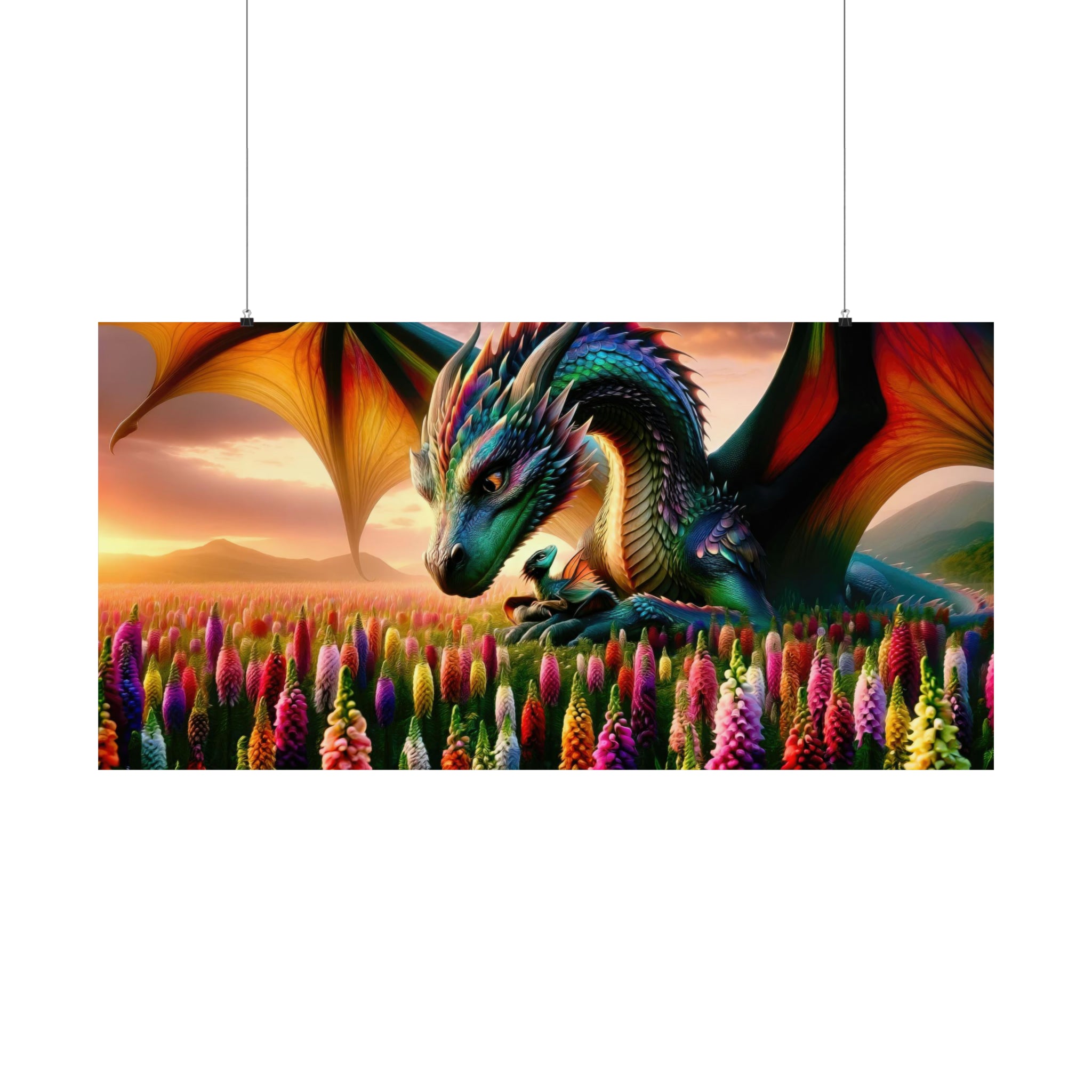 Guardian's Embrace at Snapdragon Vale Poster