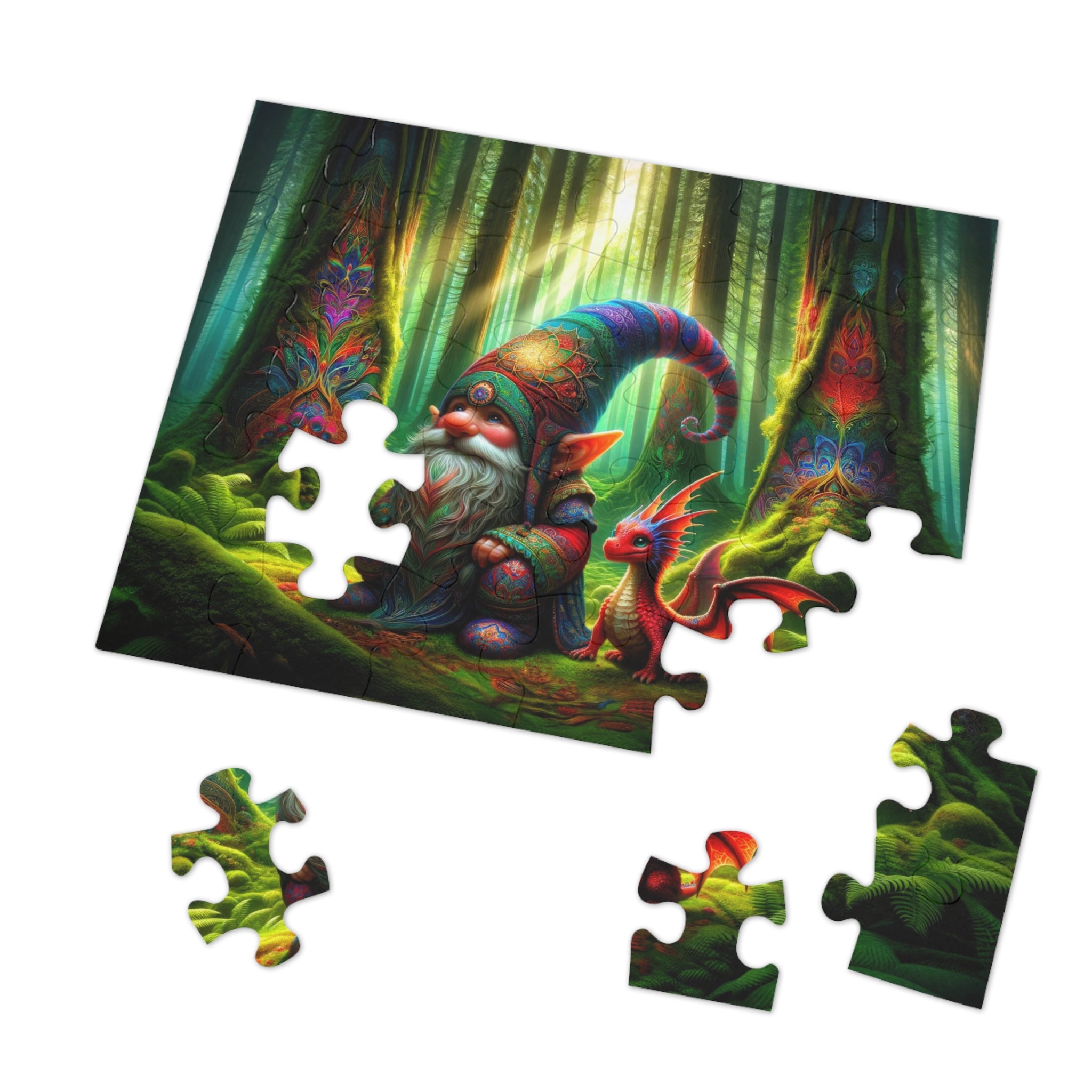The Guardian of the Enchanted Glade Jigsaw Puzzle