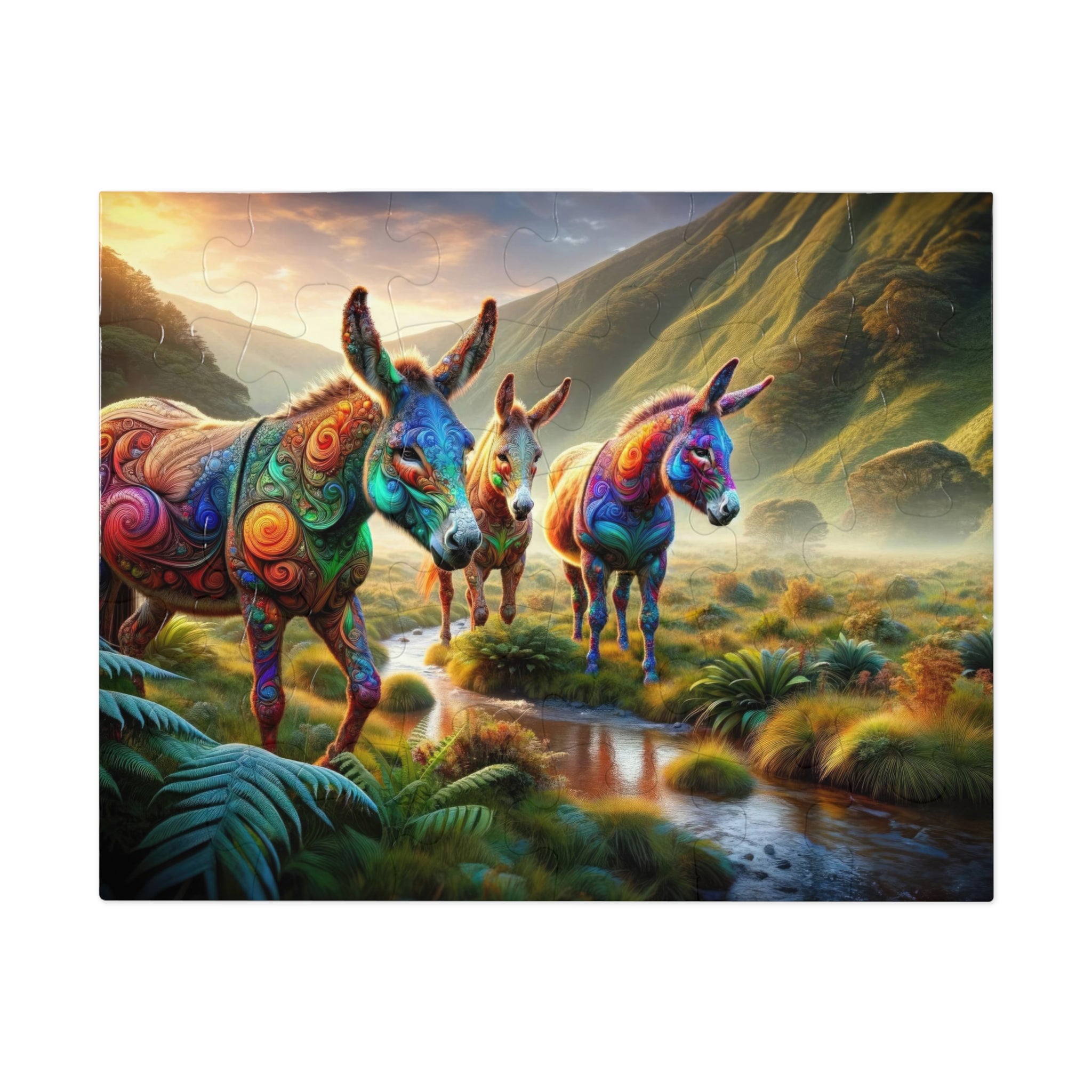 Kaleidoscope Herd Jigsaw Puzzle