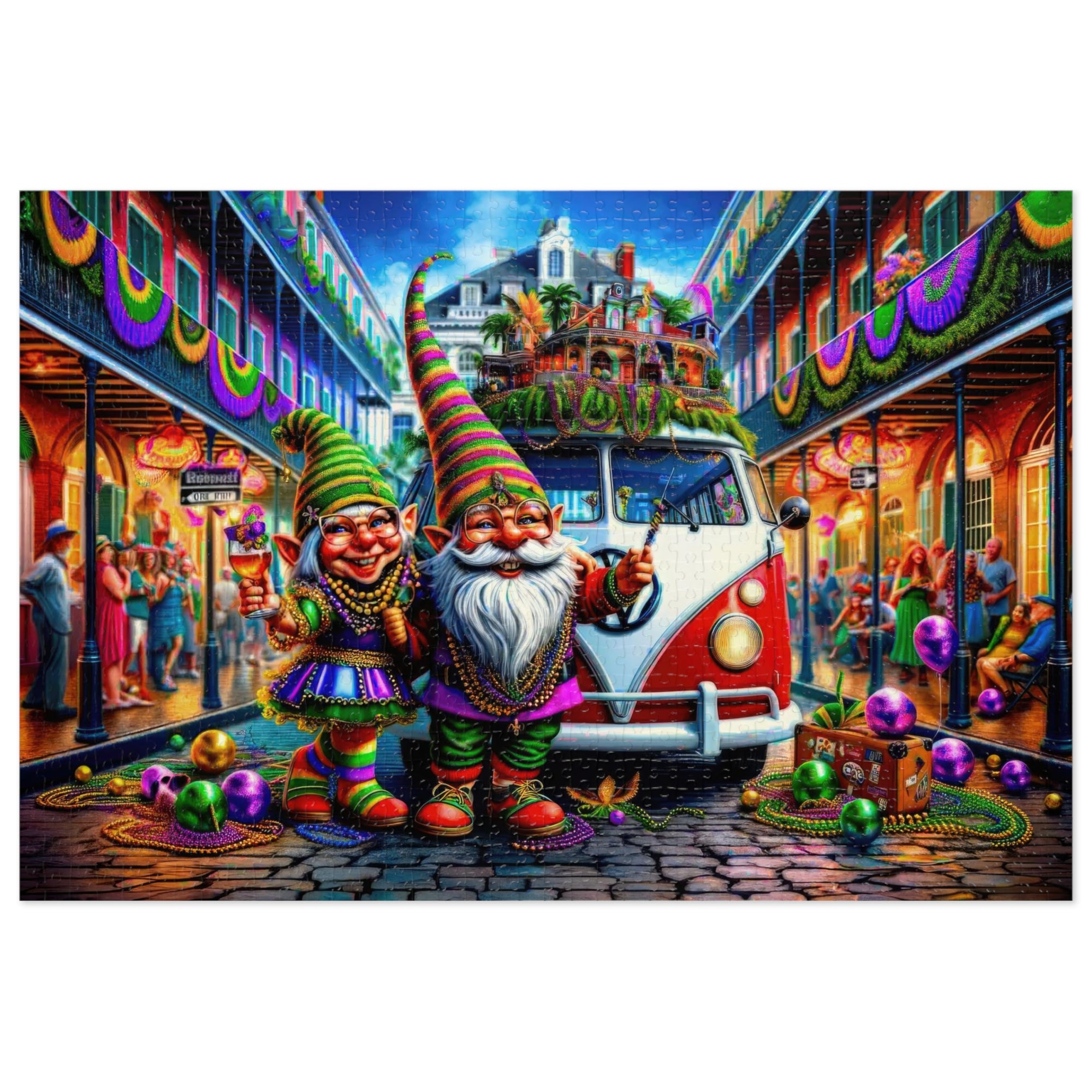 Lillianna and Hemsworth's Mardi Gras Vacation Puzzle