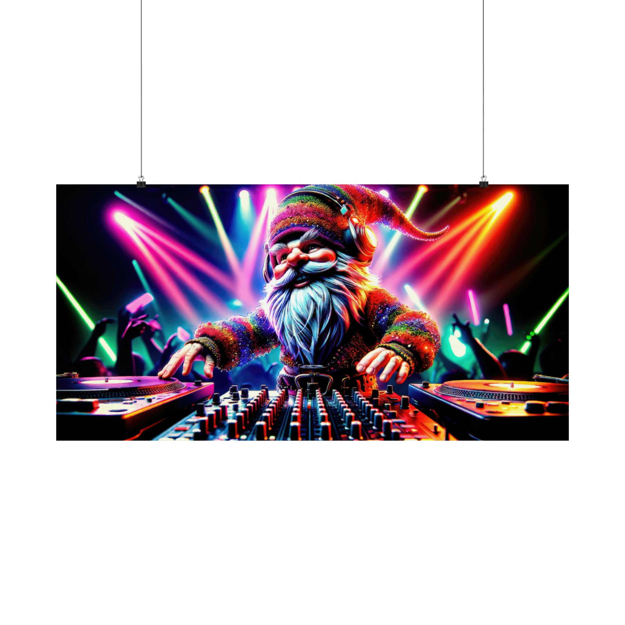 DJ Gnomes beaucoup Poster