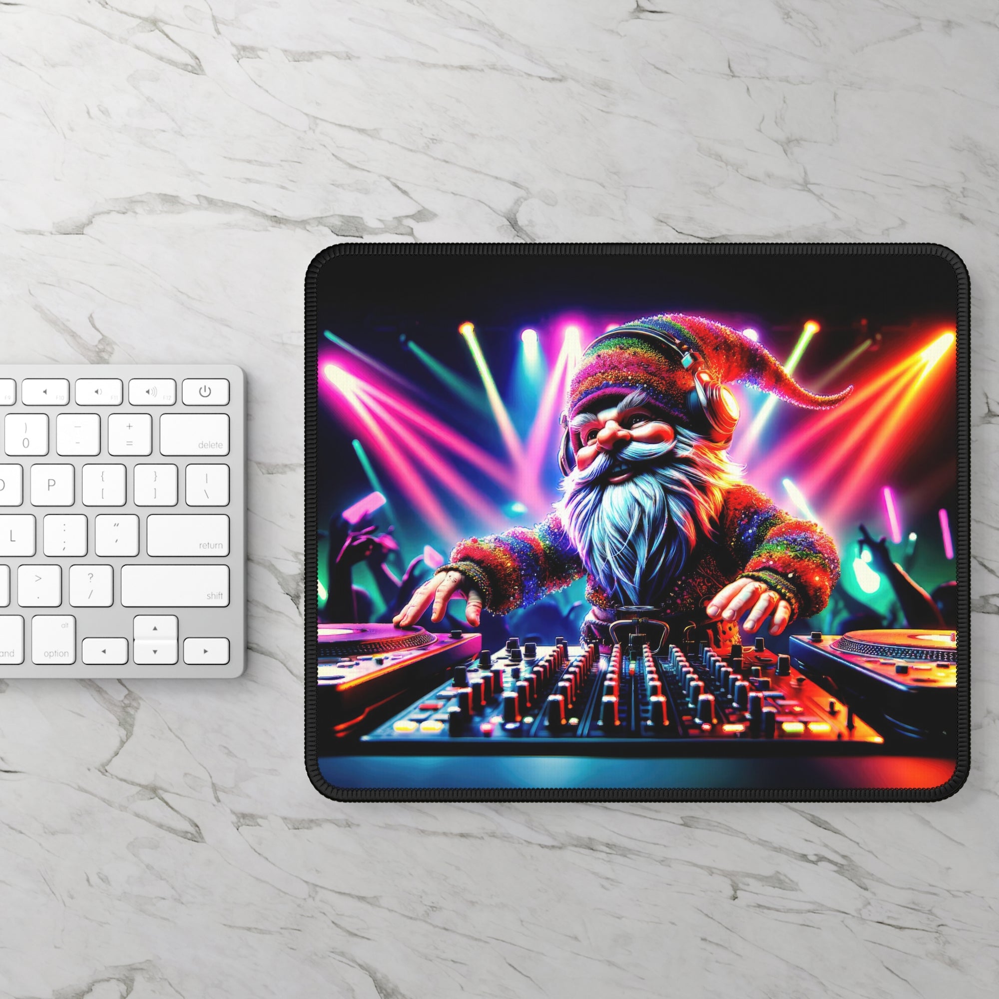 DJ Gnomes A Lot Gaming Mouse Pad