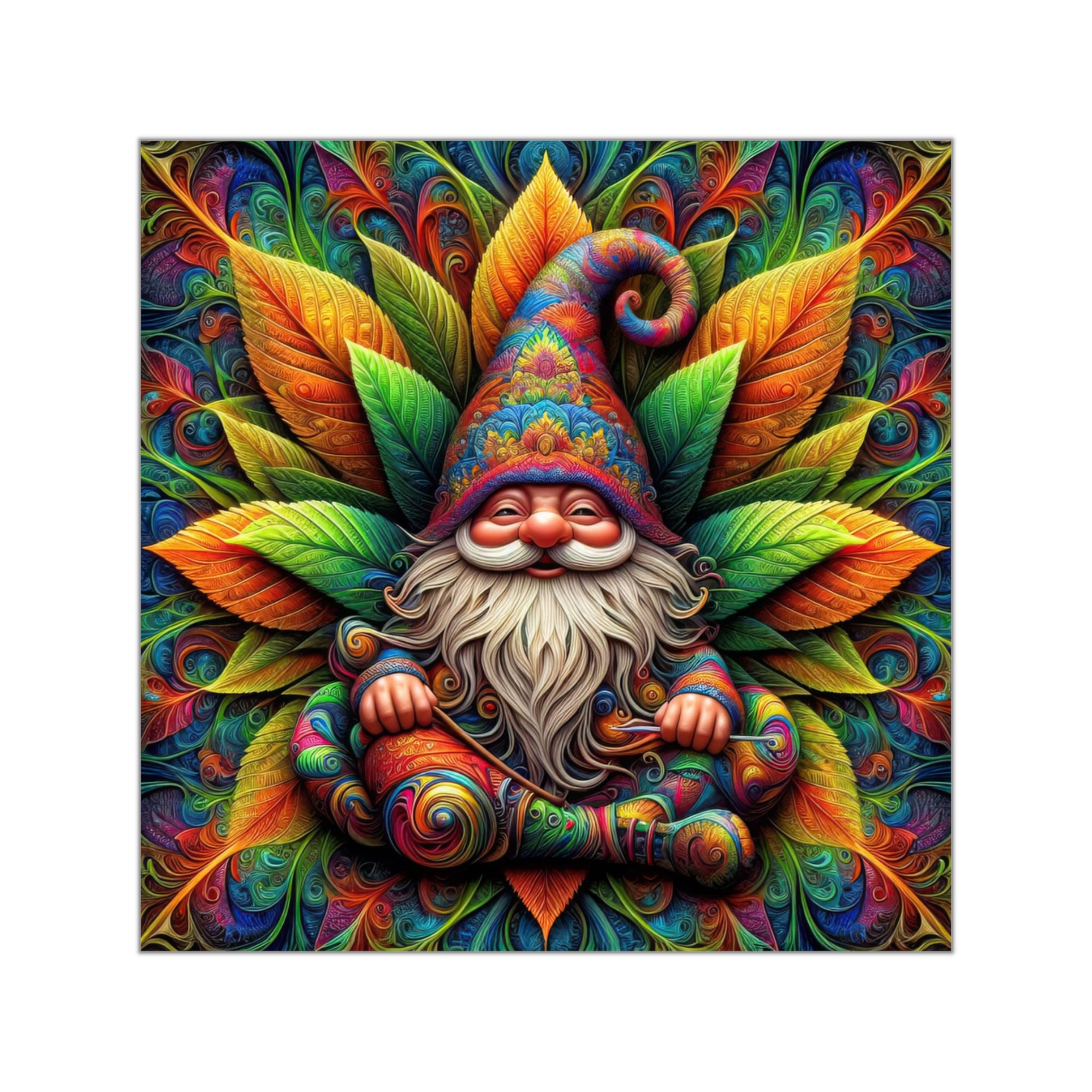 Autocollants en vinyle de montre fantaisiste du Gnome