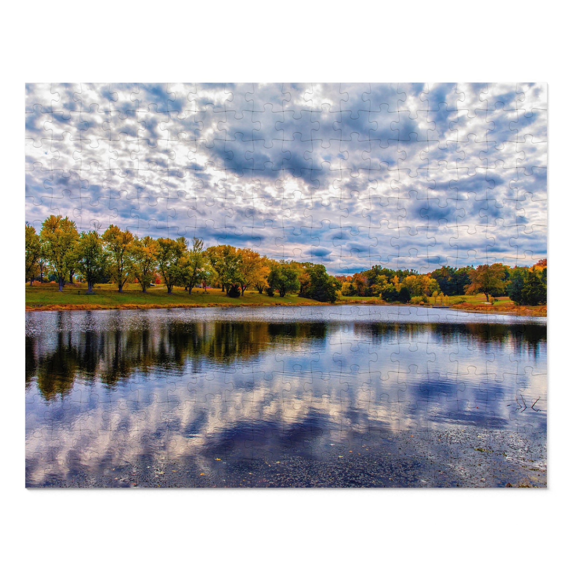 Puzzle Drame dans le ciel d'automne