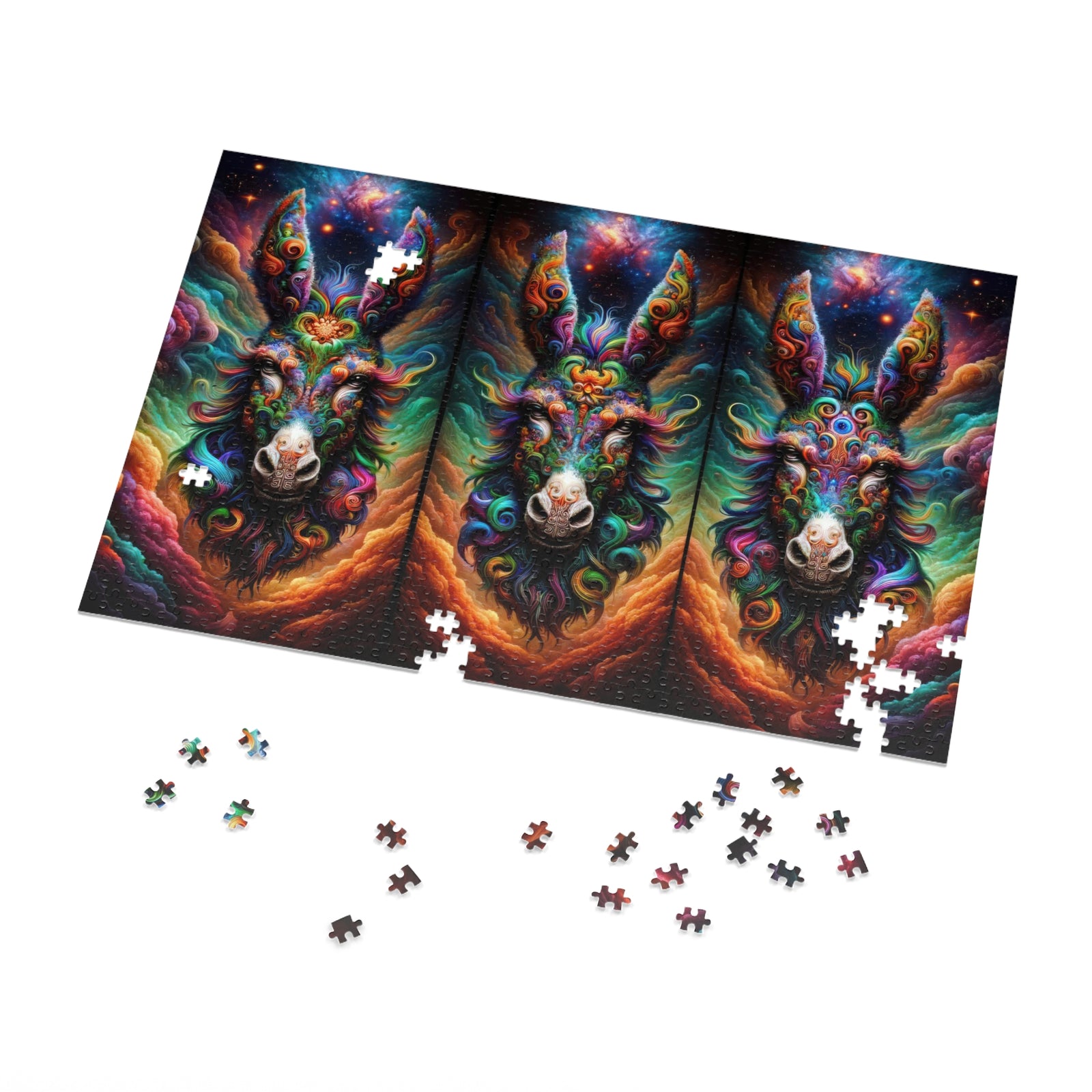 Galactic Donkey Trivision Jigsaw Puzzle