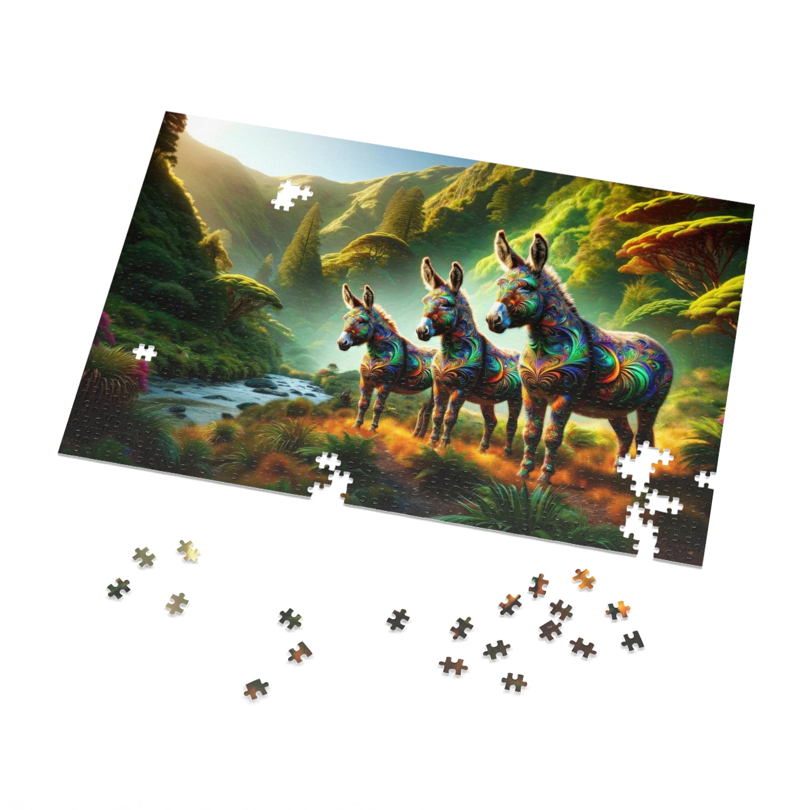 The Vibrant Trio Jigsaw Puzzle