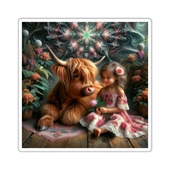 Serenity in a Surreal Sanctuary Stickers