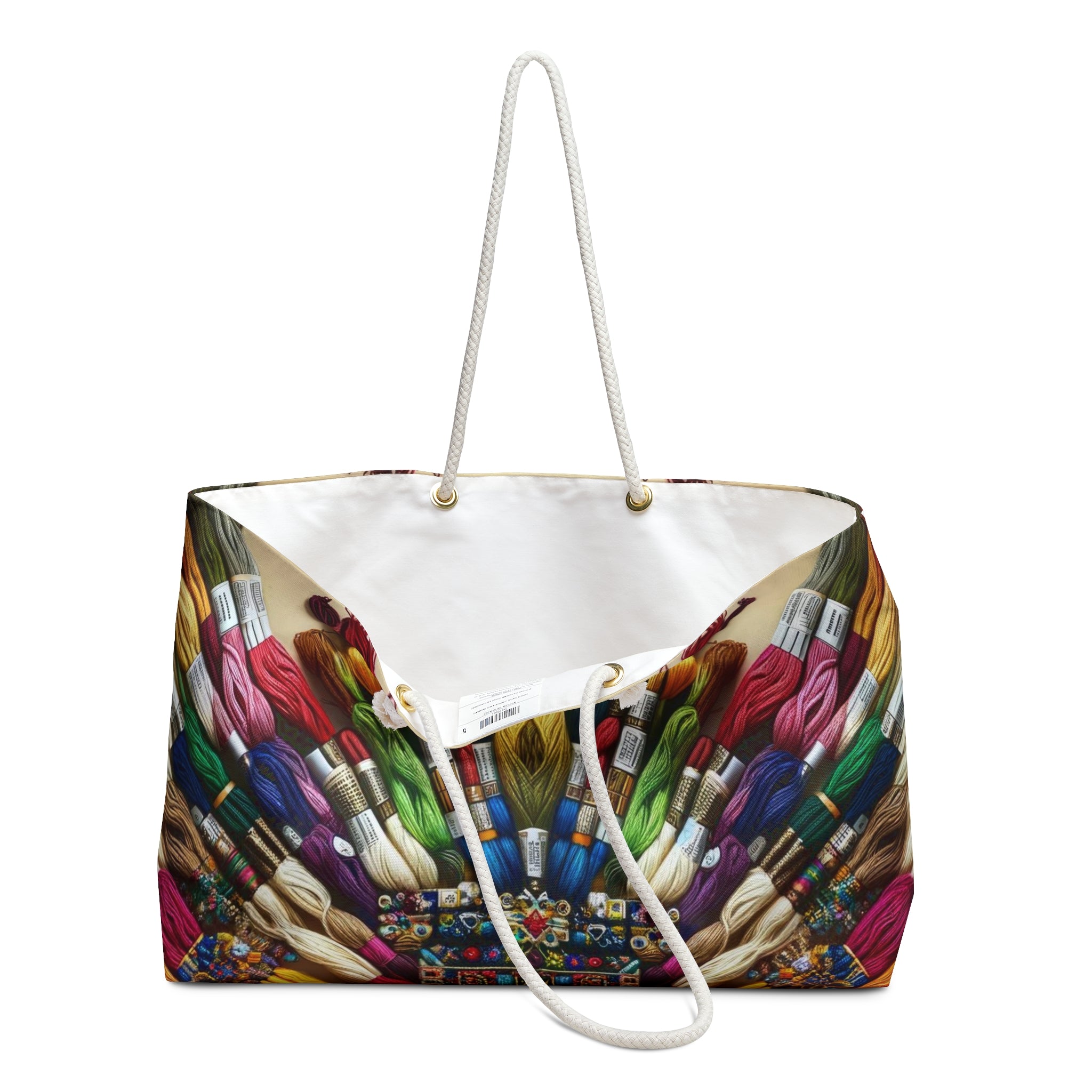 Kaleidoscope of Threads Tote Bag