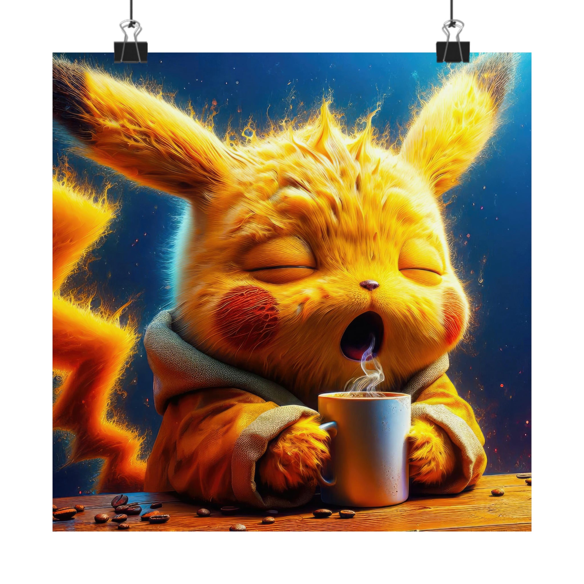 Java Jive in Fur Poster