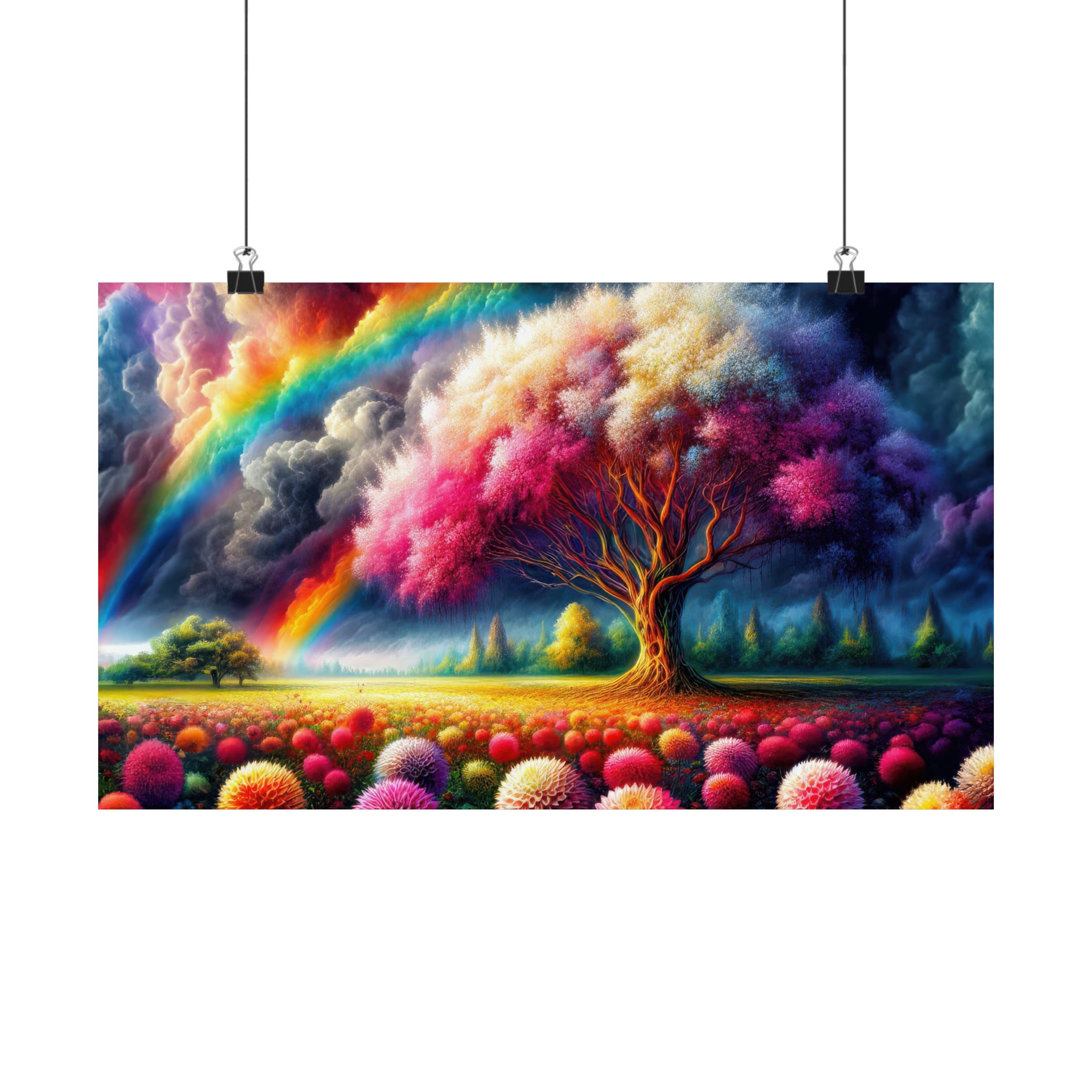 The Blossom of Chromatic Wonders Poster