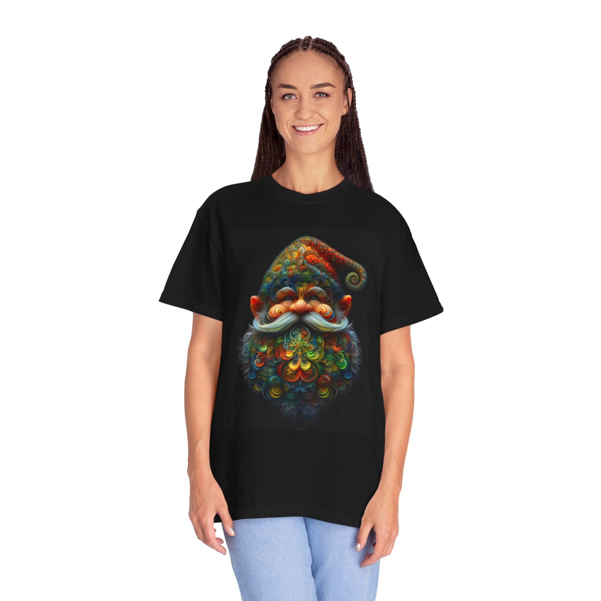 Gnarly le Gnome T-shirt teint en vêtement unisexe