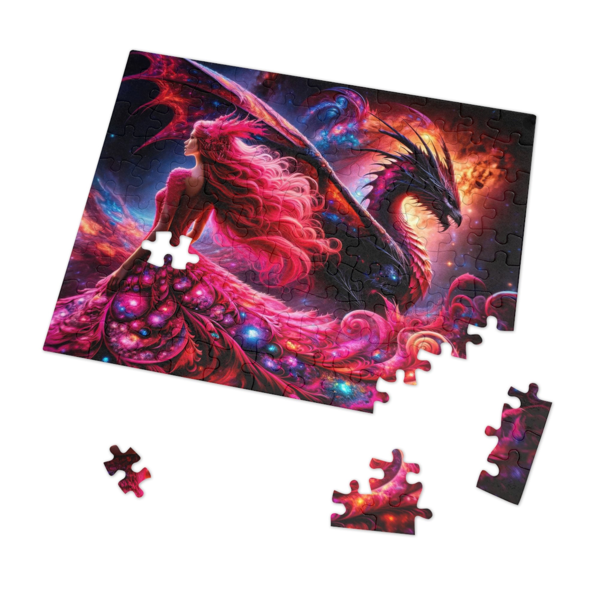 El dragón y la dama Puzzle