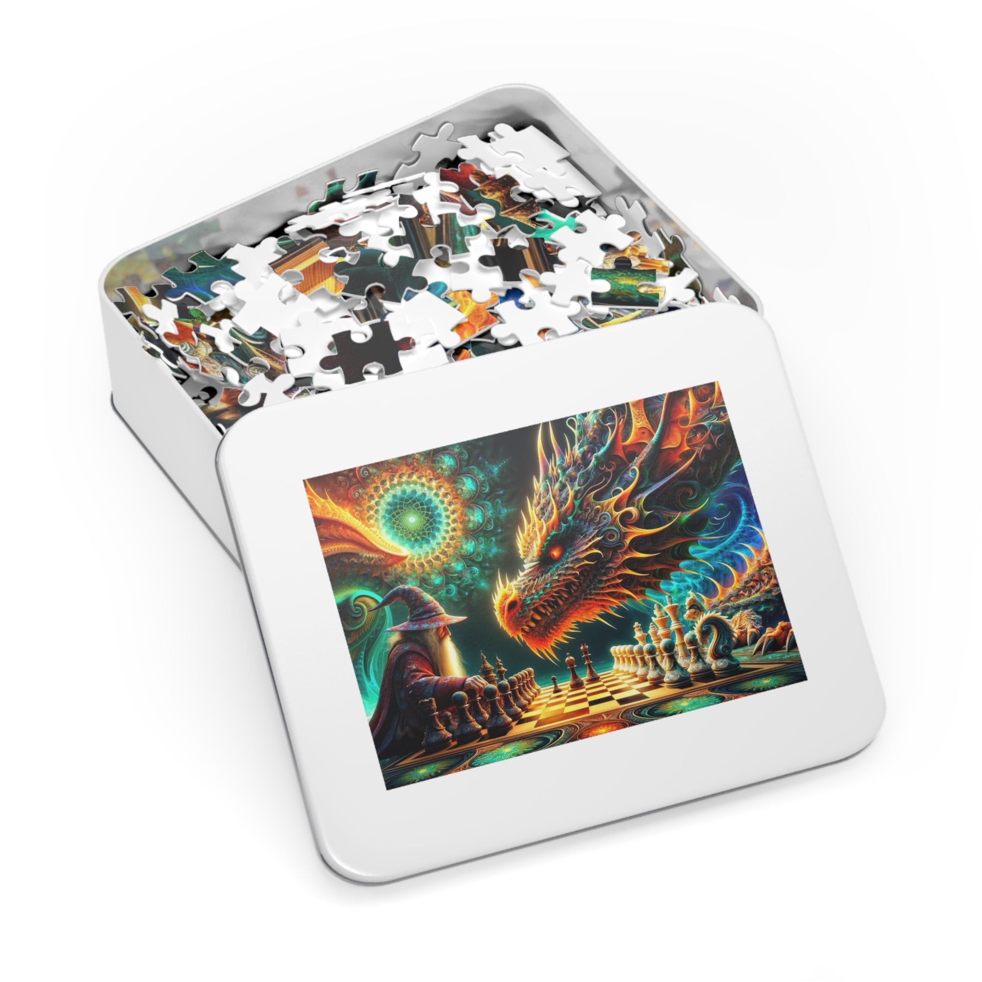 Checkmate of the Cosmic Dragon Jigsaw Puzzle