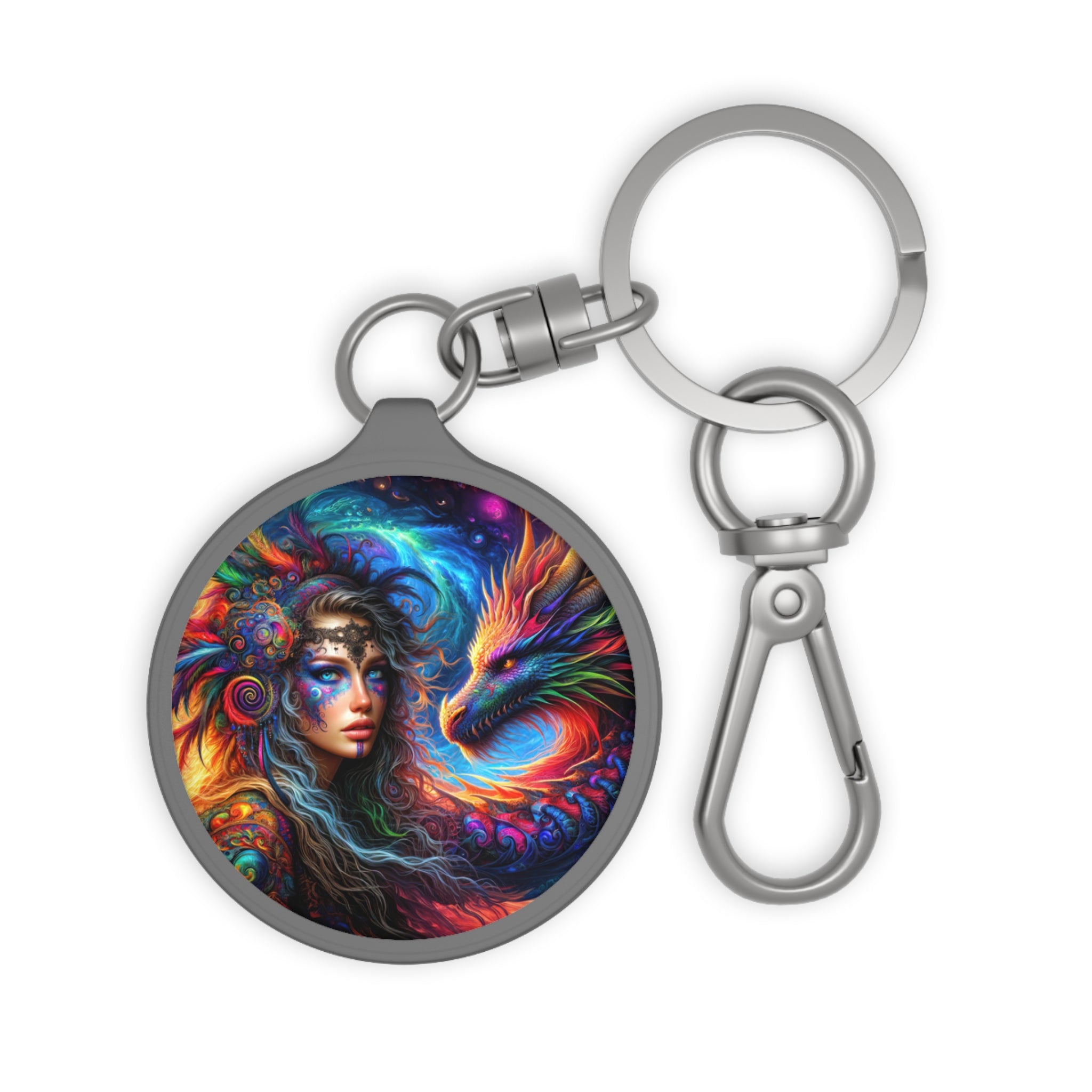 Whispers of the Mystic Duet Keyring Tag