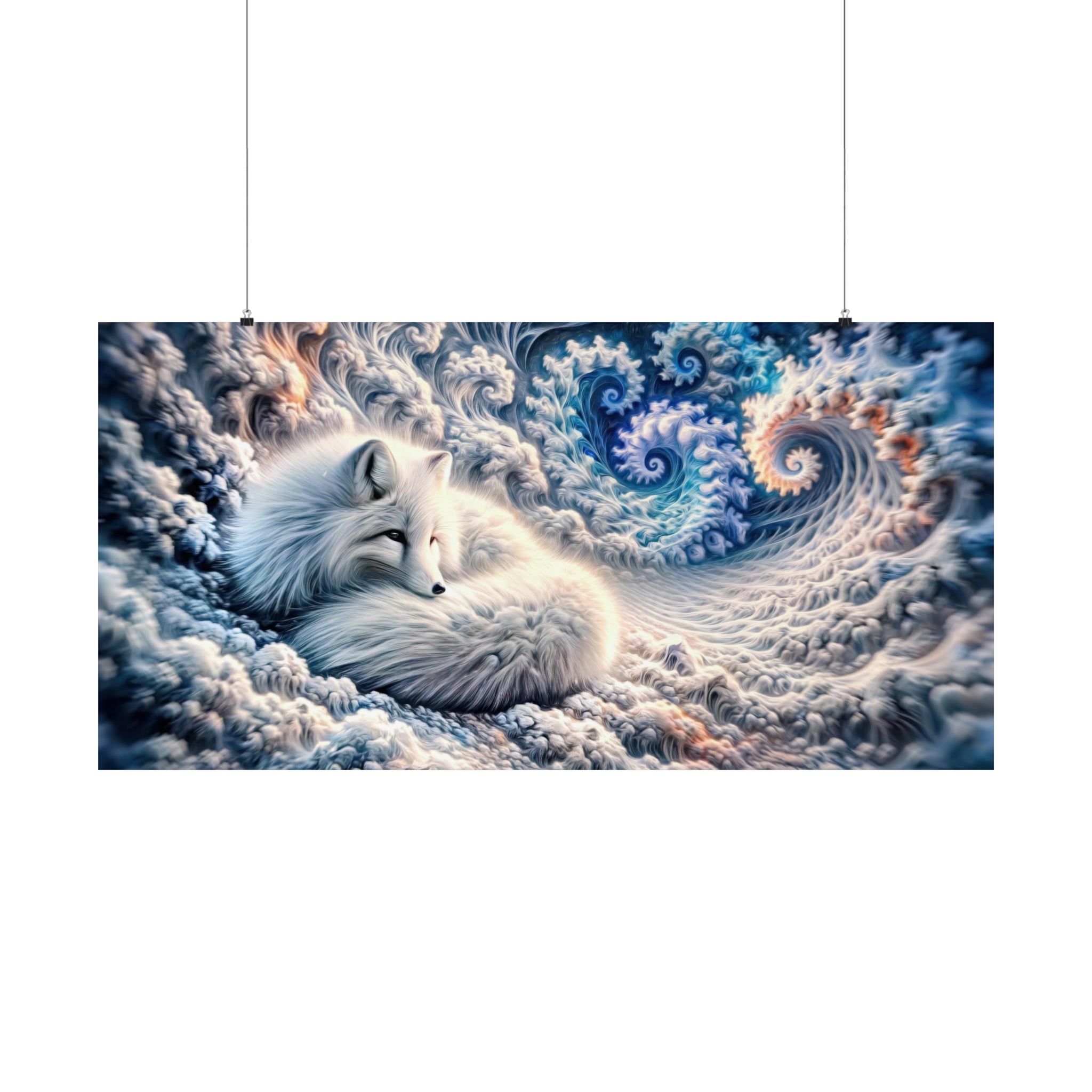 Le renard fractal Poster