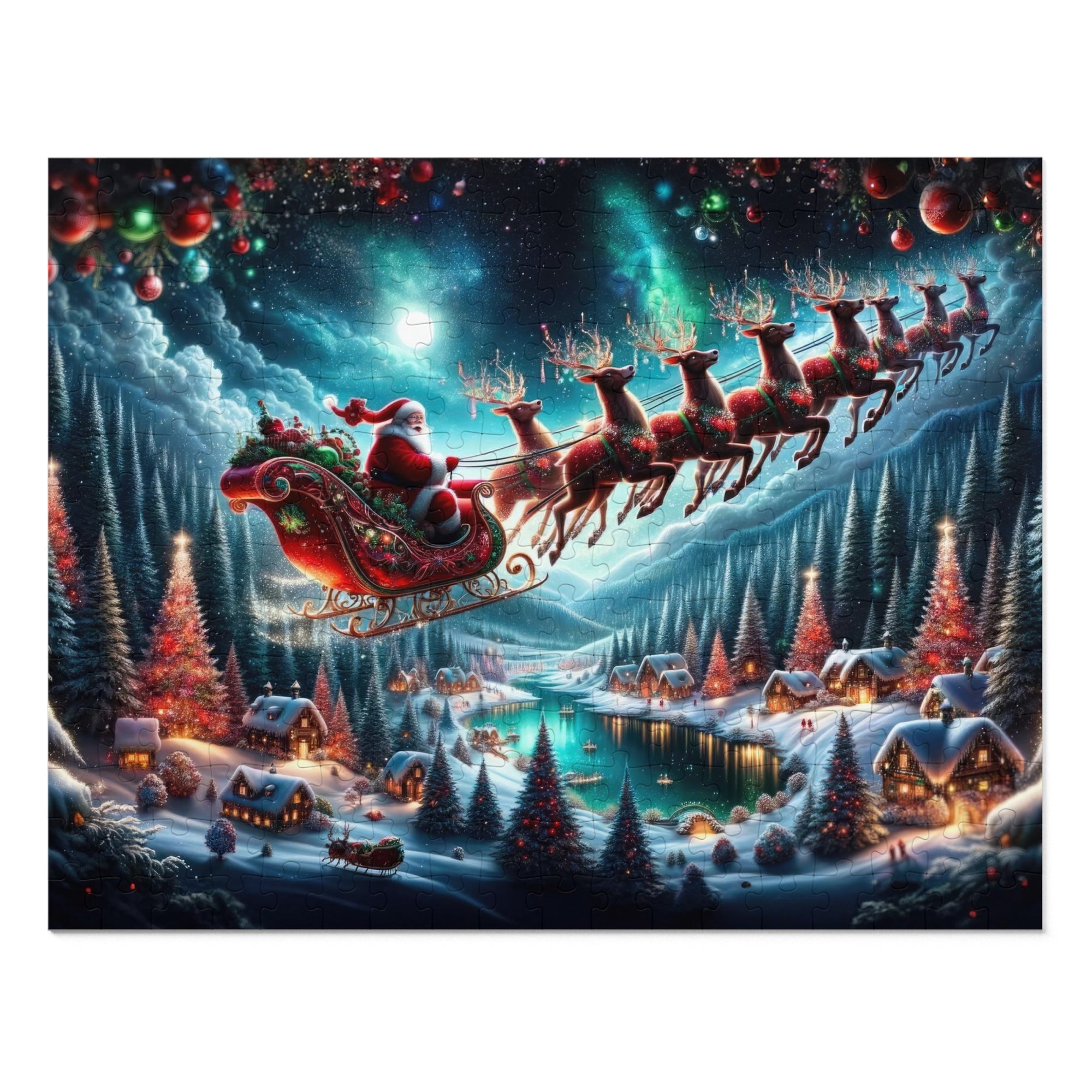 Puzzle Le voyage étoilé du Père Noël