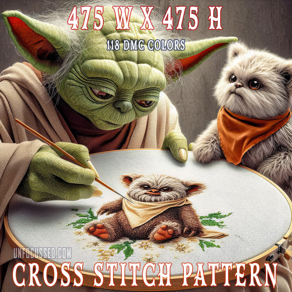 4th Be With You Cross-Stitch Pattern